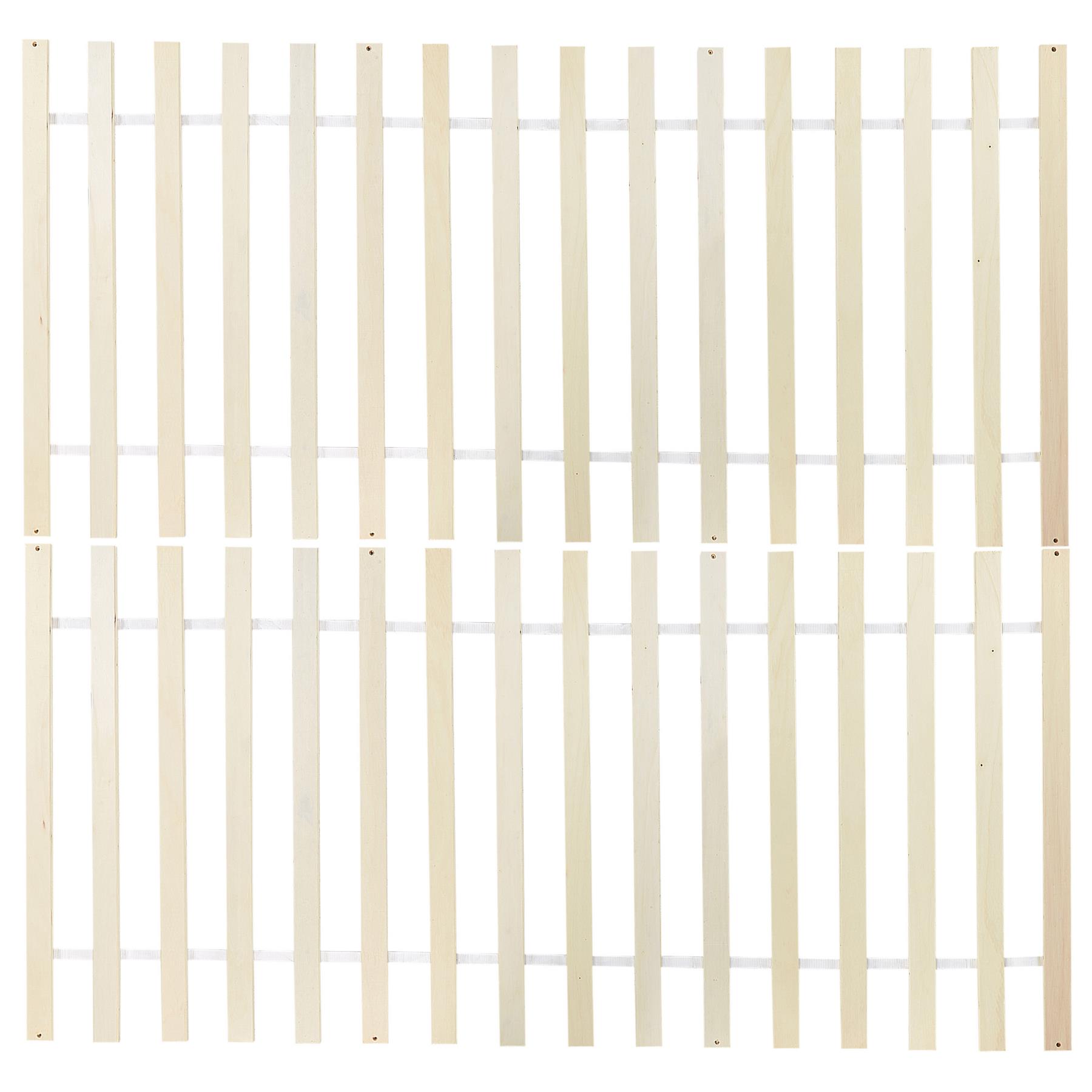 Beliani-CARNAC -Tweepersoonsbed-Licht hout-180 x 200 cm-Rubberhout