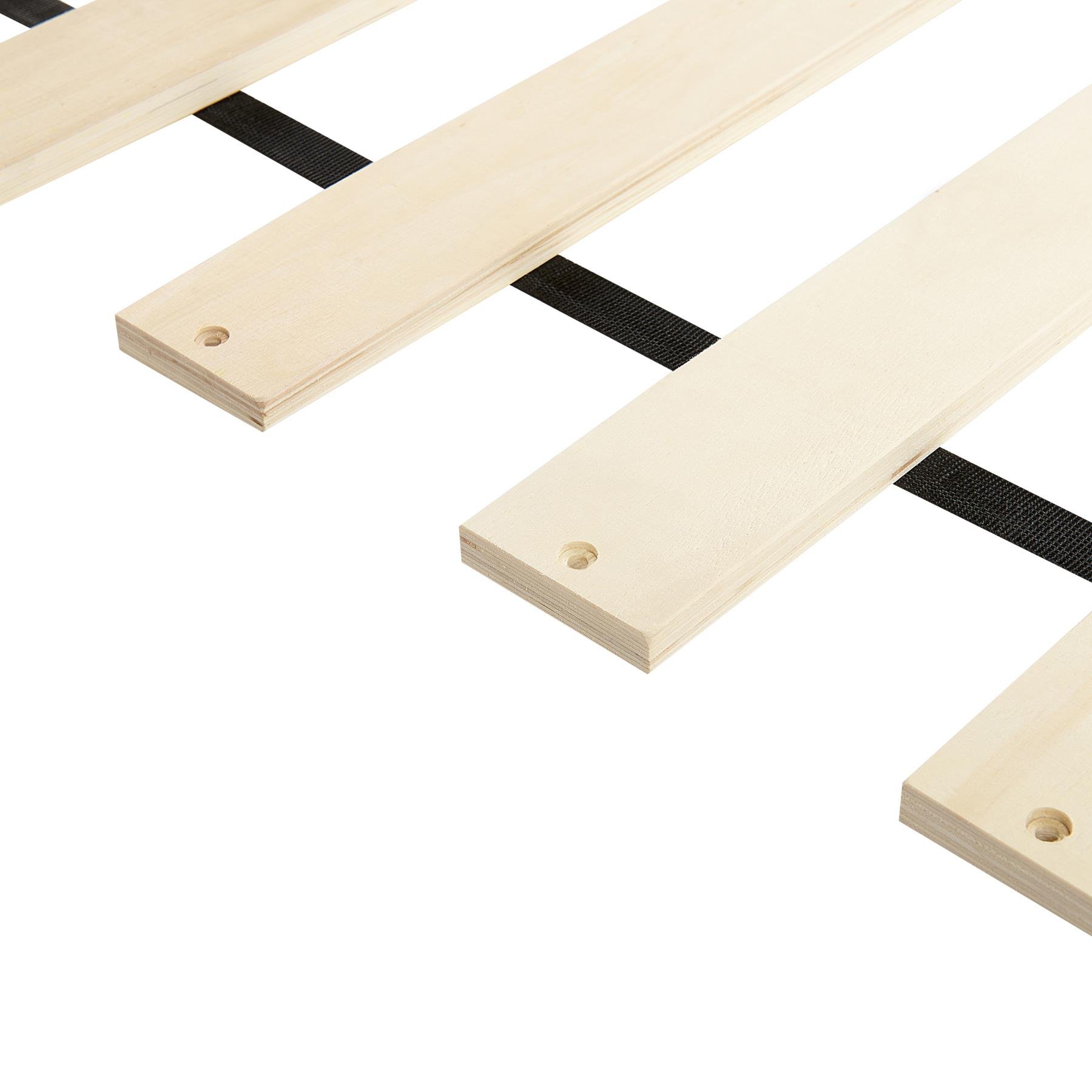 Beliani - LIMANTON - Bed - Goudbruin - 140 x 200 cm - Kunstleer