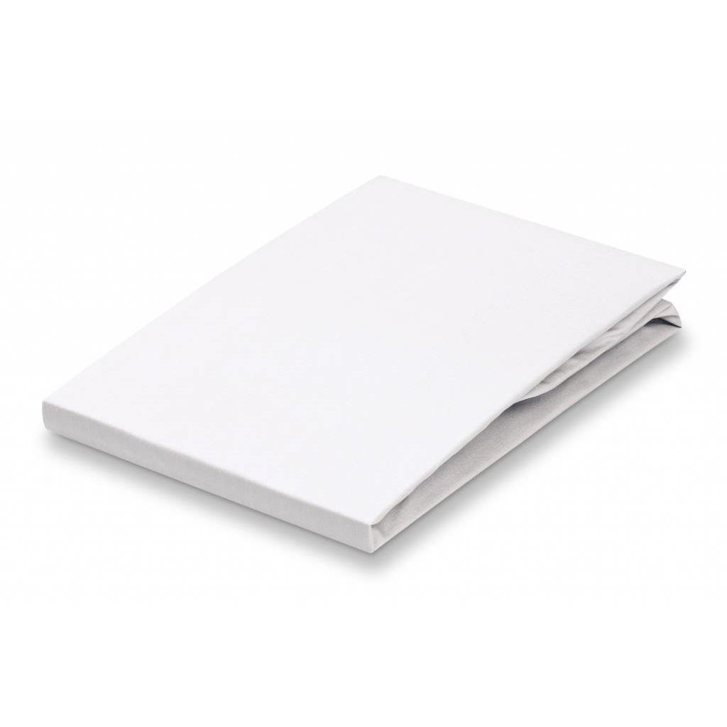 Percale Topper Hoeslaken | 140 cm x 220 cm | Wit | Katoen