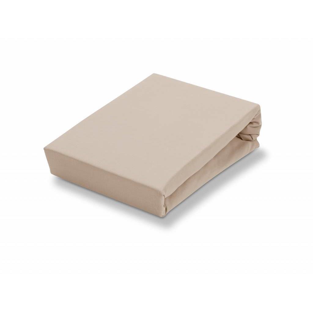 Jersey Supreme Topper Hoeslaken Linen | 140 cm x 220 cm | Beige