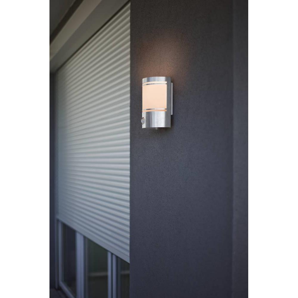 EGLO Wandlamp met sensor voor buiten Cerno zilverkleurig 30192