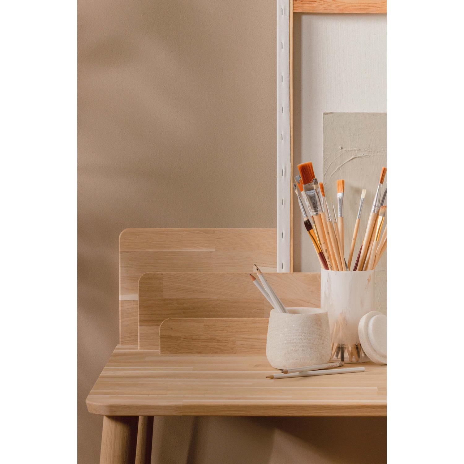 WOOOD Leva Bureau - Eiken - Naturel - 95x120x59