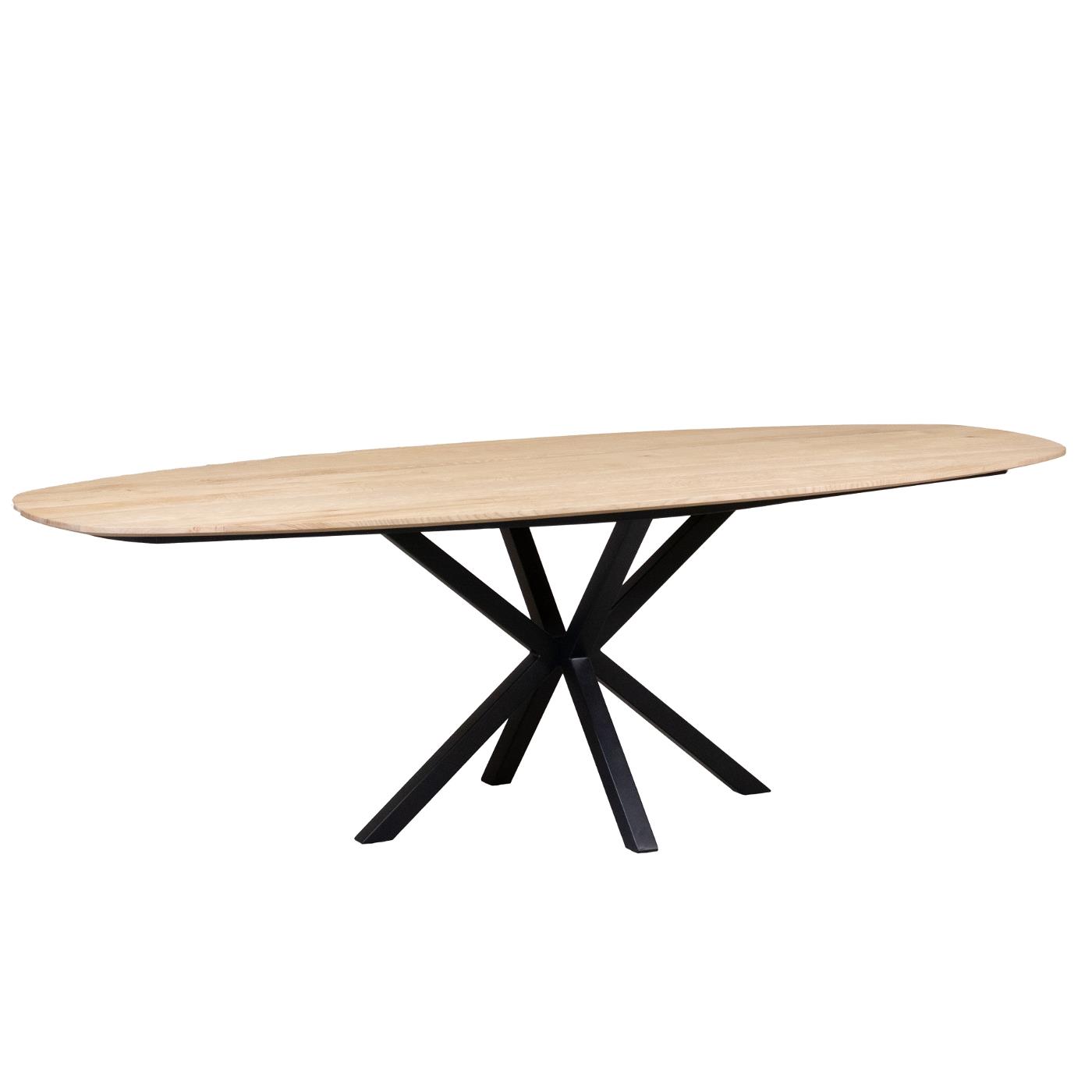 DÉJA Living - DÉJA Eettafel Gabriel Naturel Eikenhout 160cm