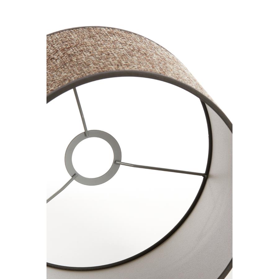 Light&living Kap cilinder 20-20-15 cm SAVERNA donker bruin