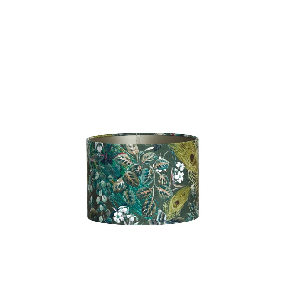 Light & Living Light&living Kap cilinder 30-30-21 cm XENIA FLORA groen