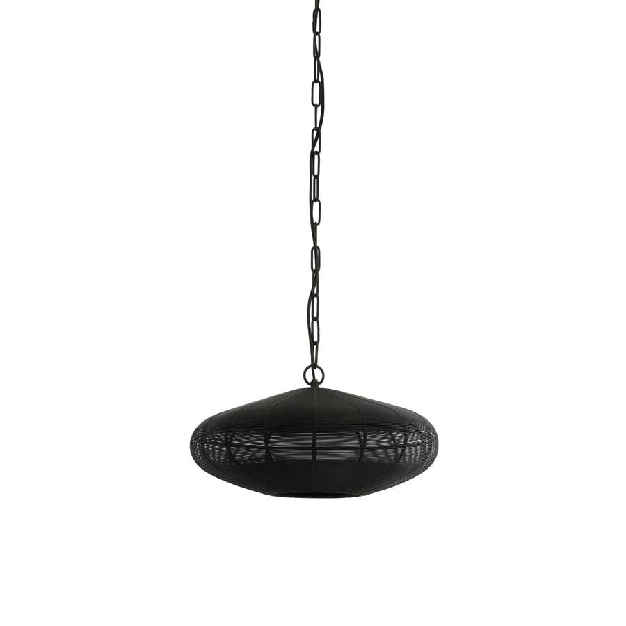 Light & Living Light&living Hanglamp Ø40x18 cm BAHOTO mat zwart