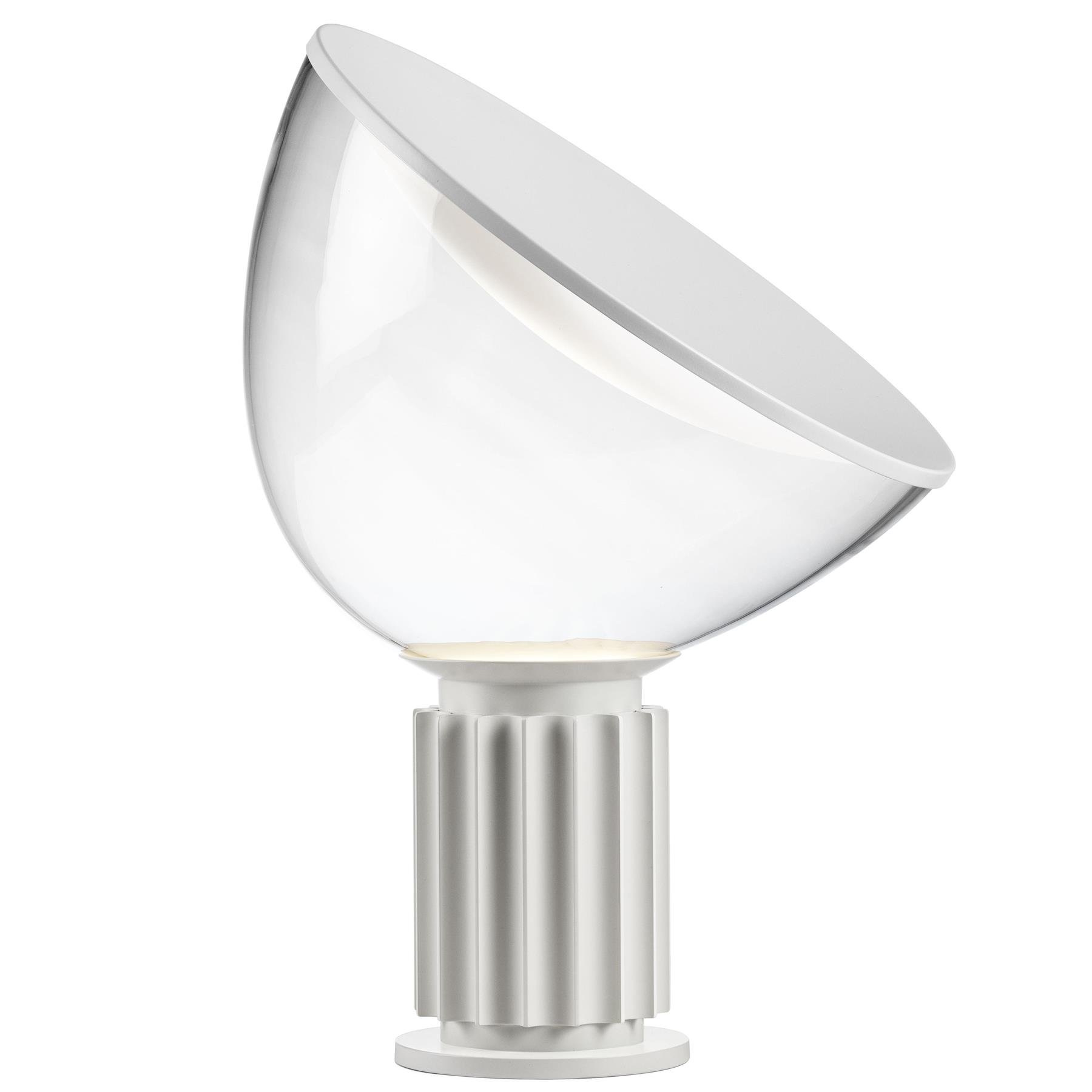 Flos Taccia tafellamp LED glas wit