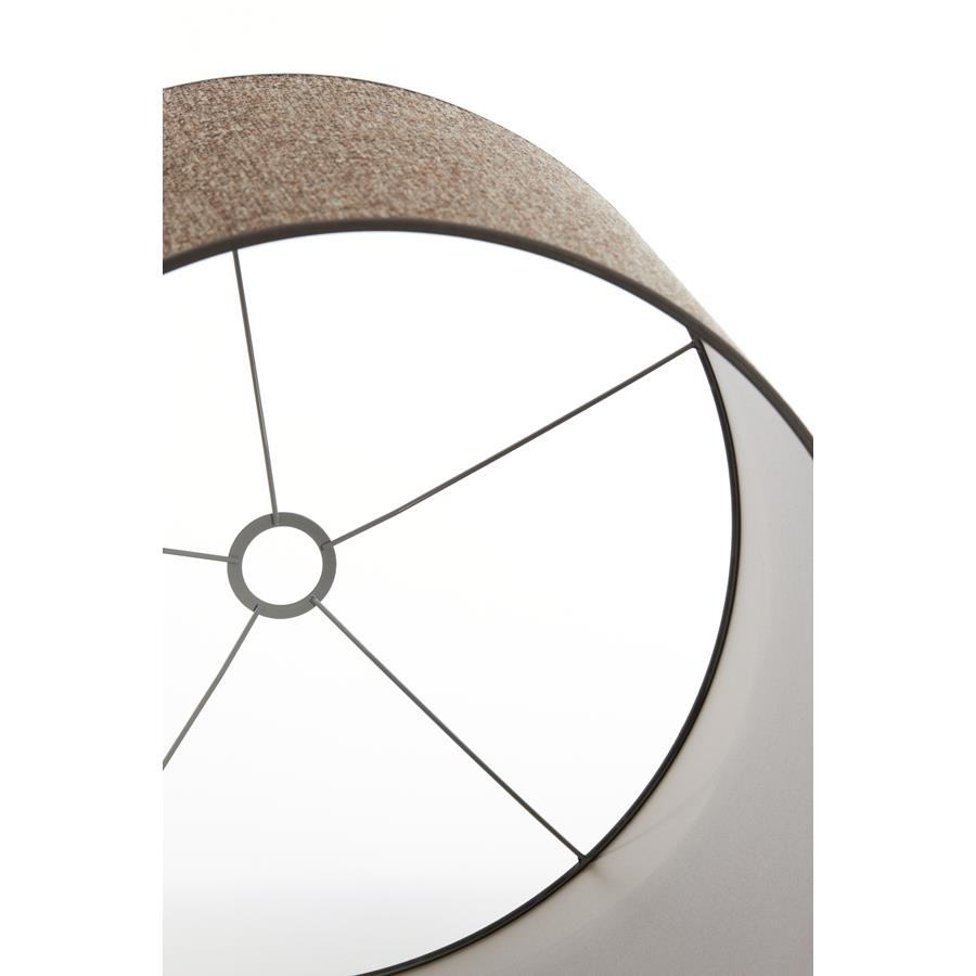 Light&living Kap cilinder 50-50-38 cm SAVERNA donker bruin