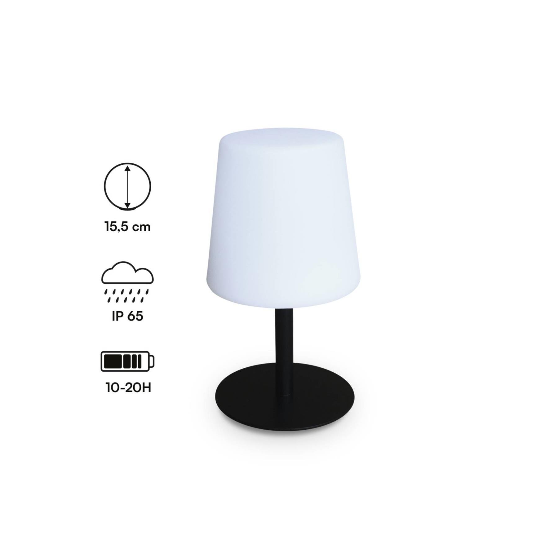 sweeek - LED binnen|buiten tafellamp 16cm