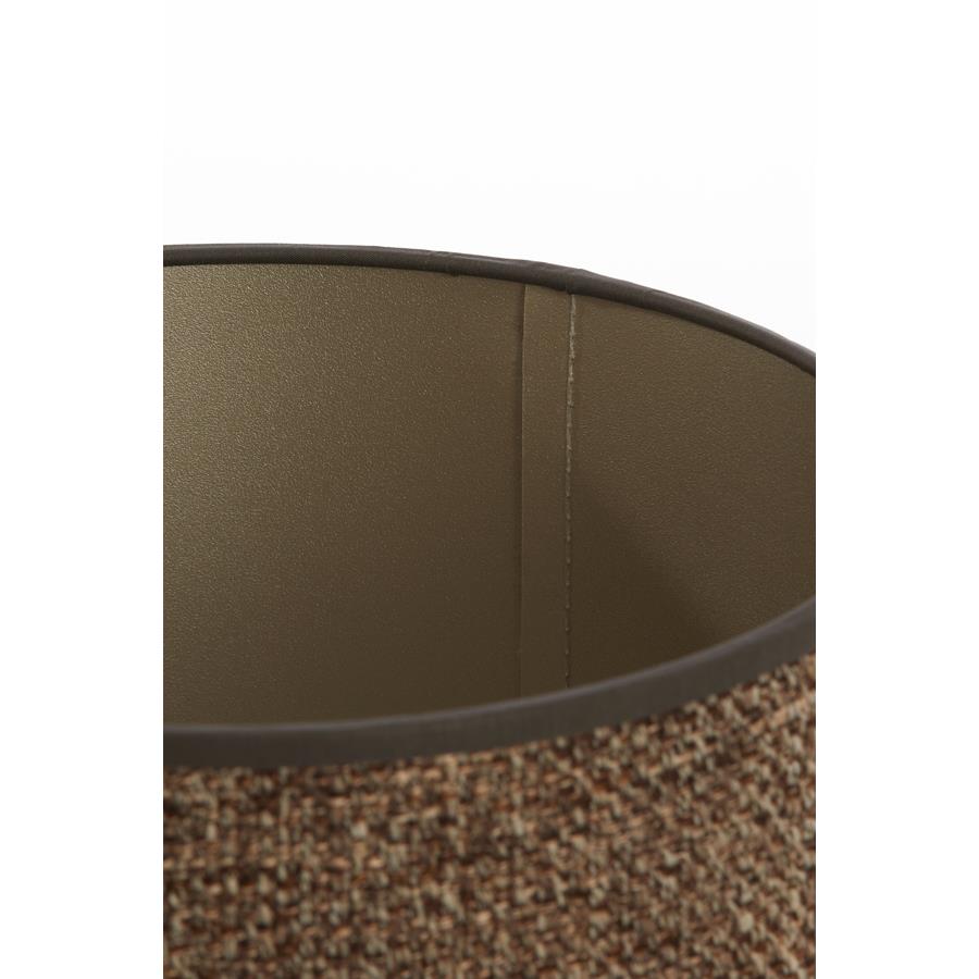 Light&living Kap cilinder 20-20-15 cm SAVERNA donker bruin