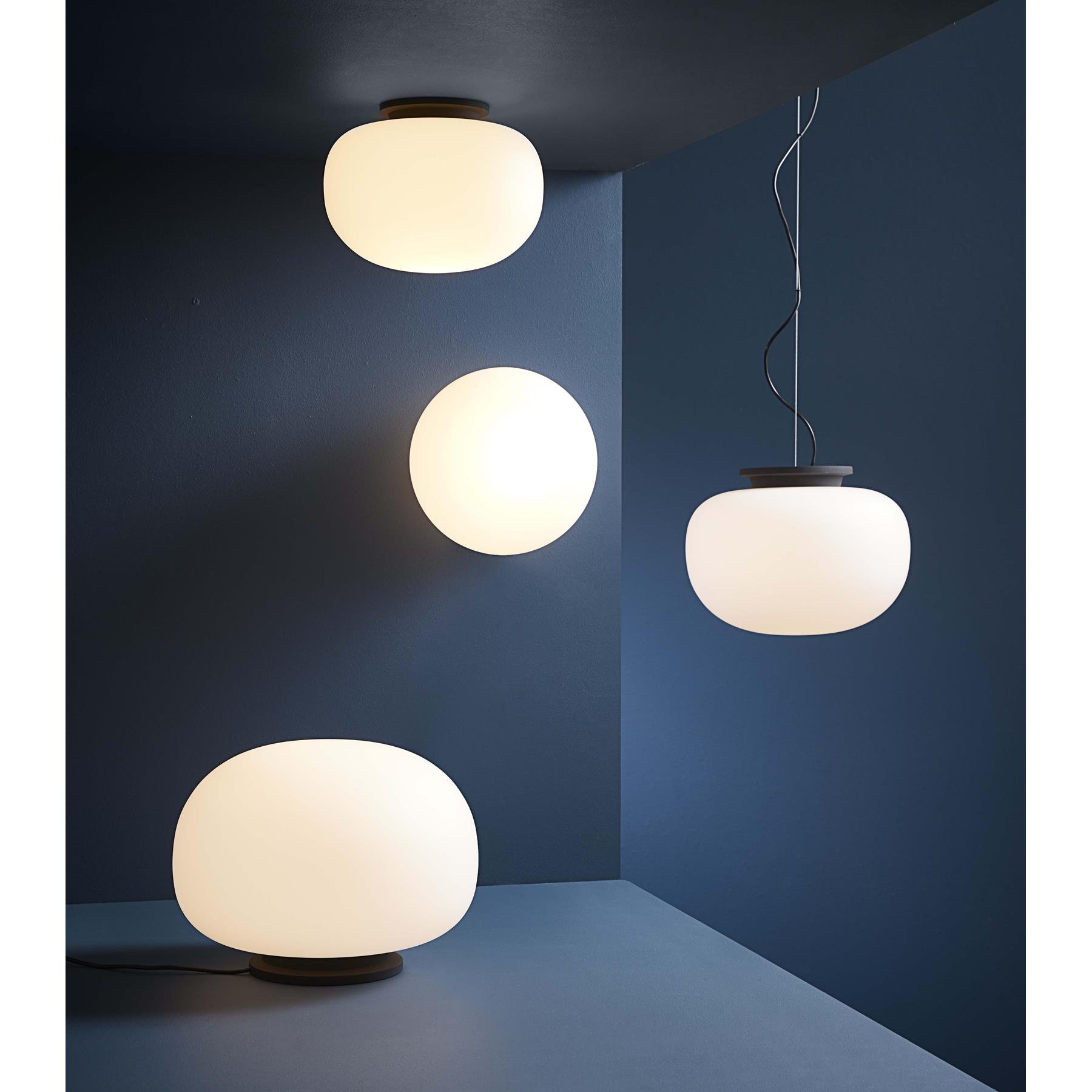 Frandsen Supernate plafondlamp Ø38 opal white|black