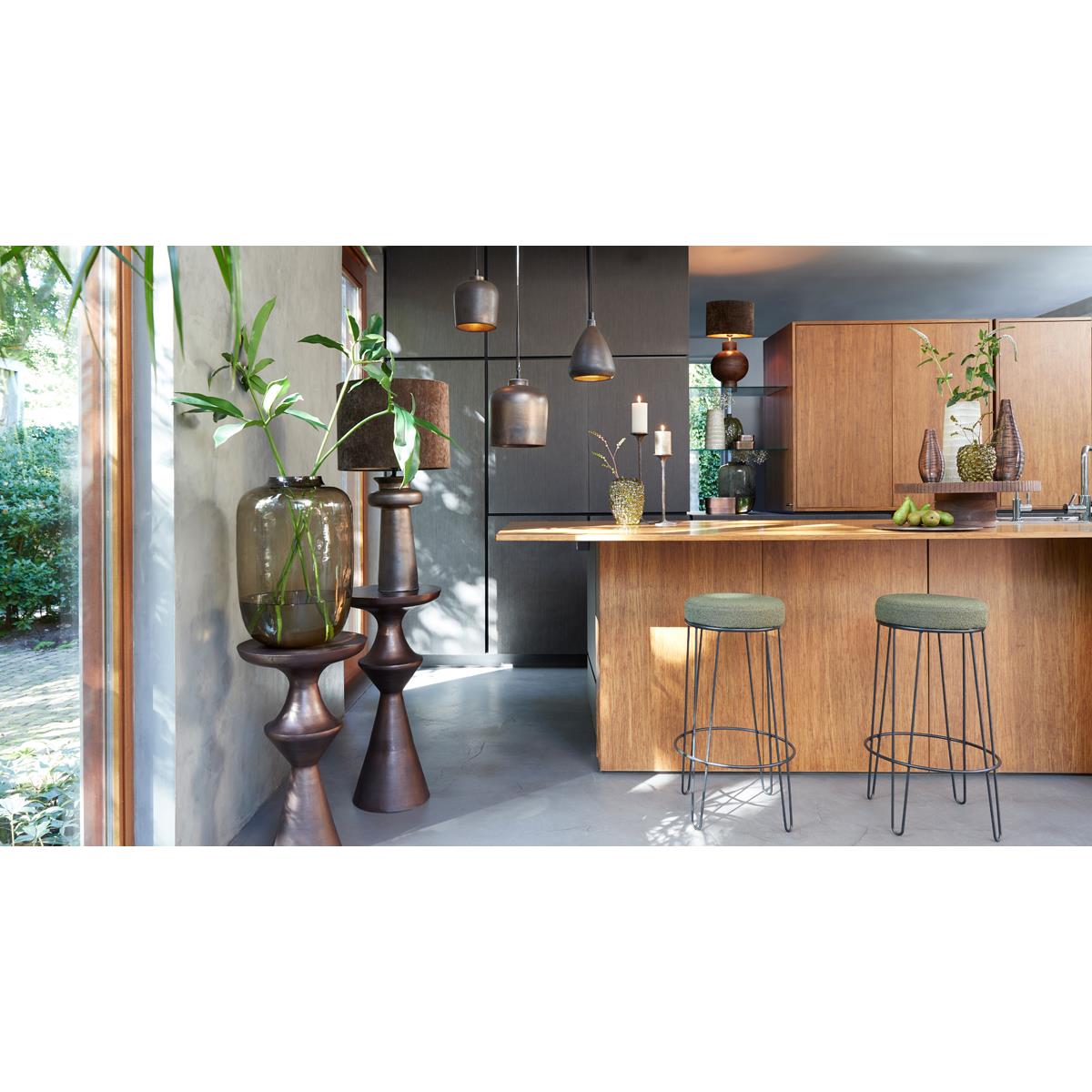 Light & Living Light&living Hanglamp Ø22,5x25 cm DENA mat brons