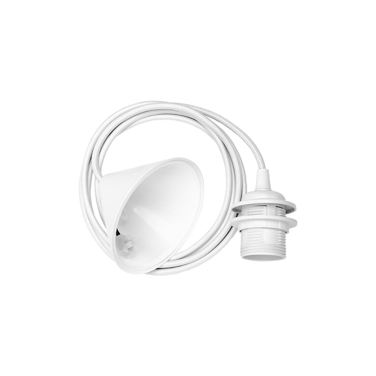 Umage Aluvia Mini hanglamp brushed bronze - met koordset wit - Ø 40 cm