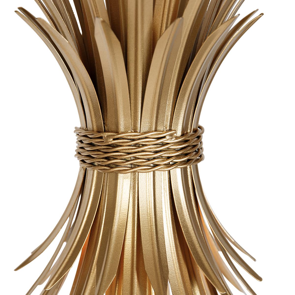 QAZQA Art Deco hanglamp goud met zwart - Wesley