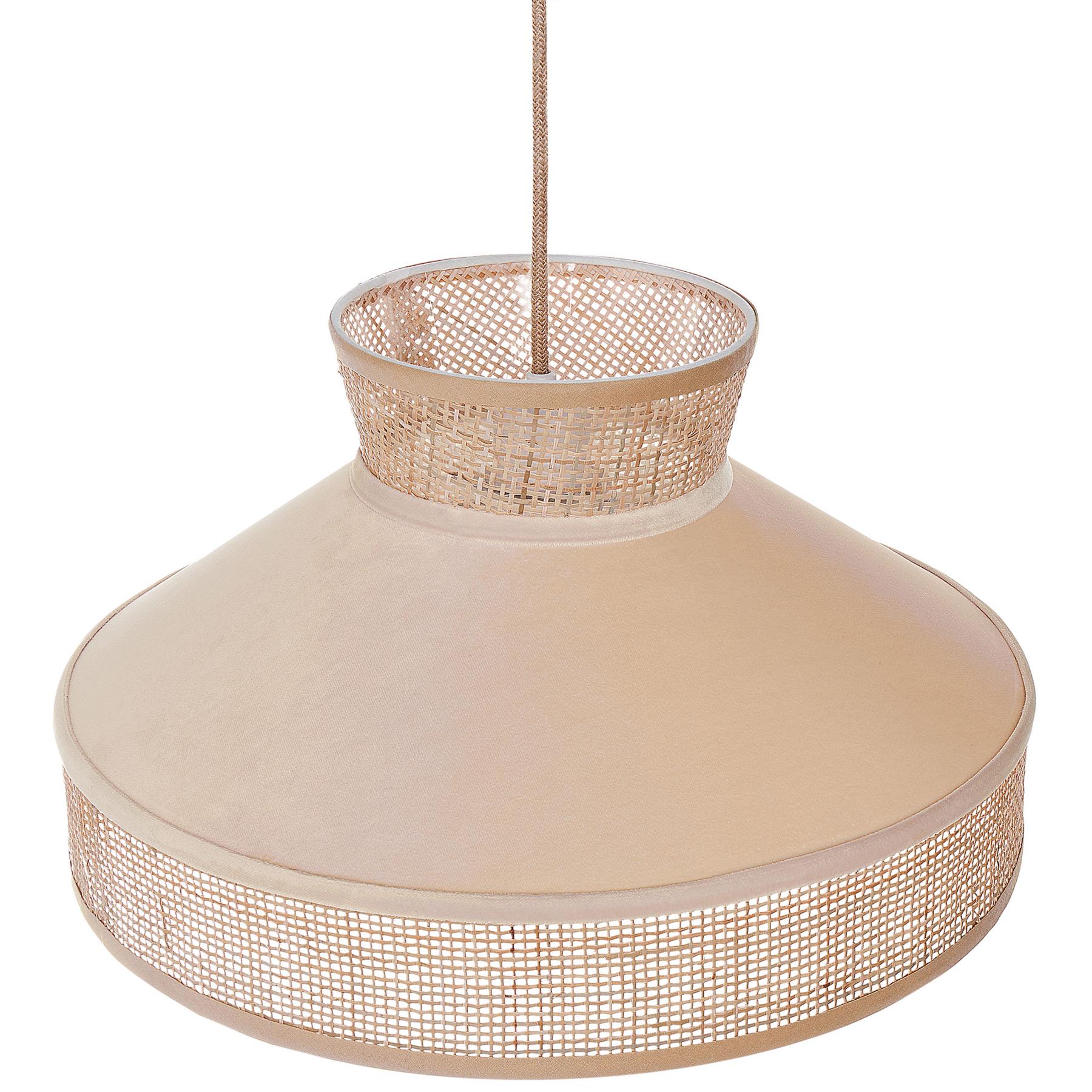 Beliani - BATALI - Hanglamp - Beige|Naturel - Rotan