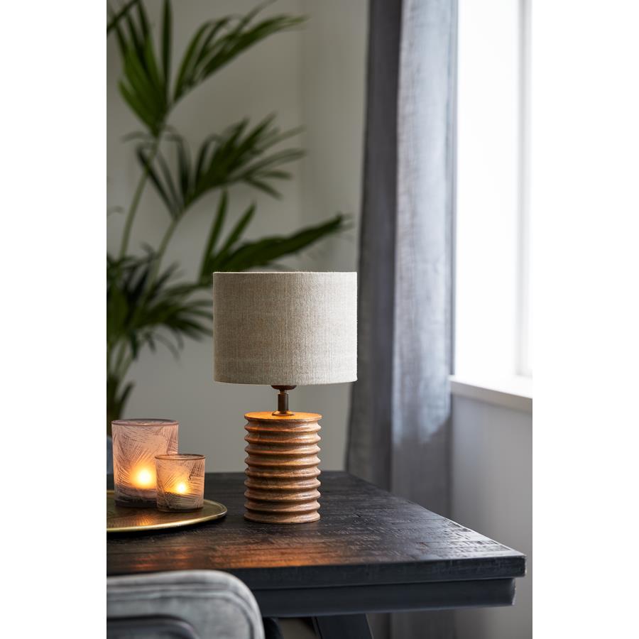 Light & Living Light&living Lampvoet Ø11x25 cm MAURO hout mat bruin