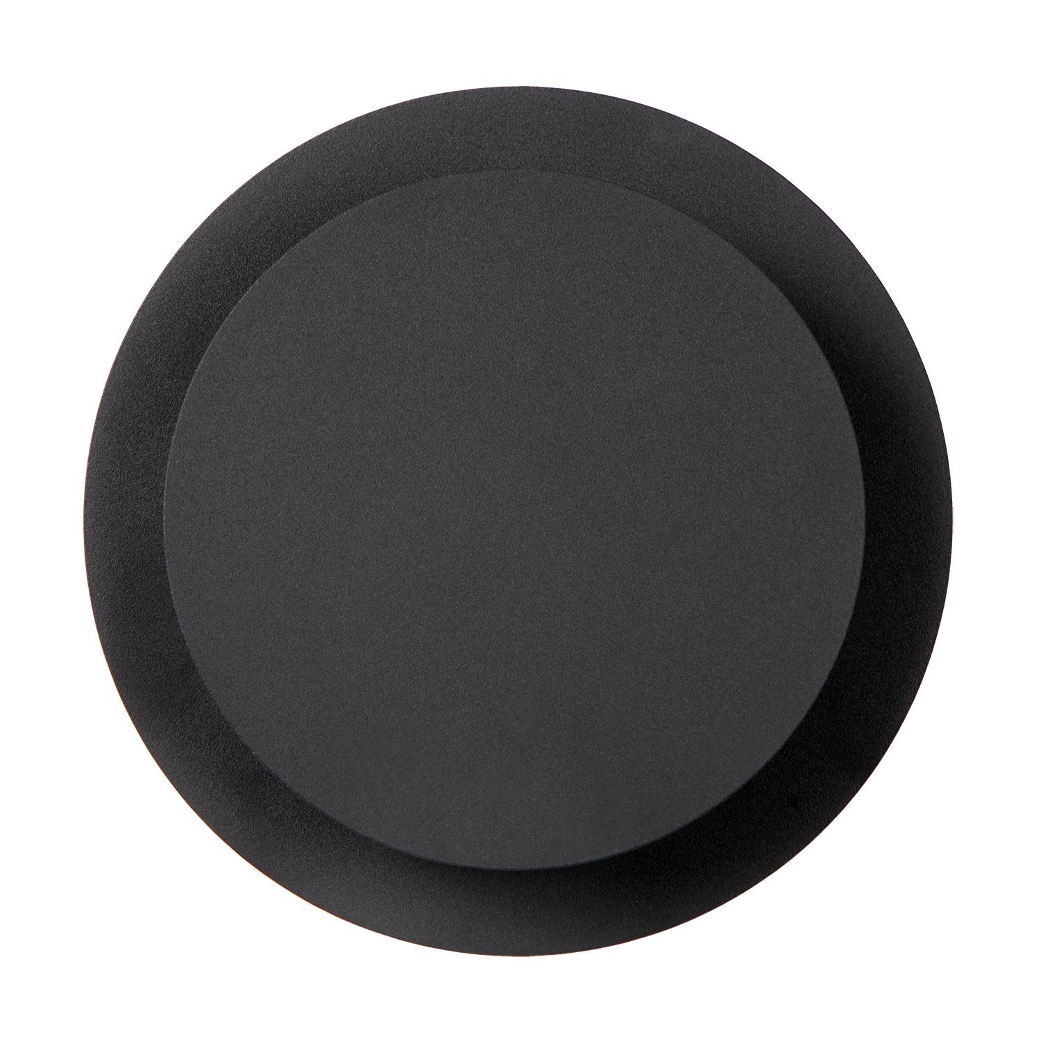 Atmooz Nakai - Ronde Wandlamp - Zwart - LED - 20 x 20 x 9 cm