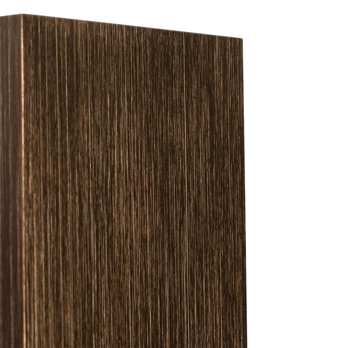 QAZQA Moderne wandlamp donkerbrons vierkant 2-lichts - Sandy