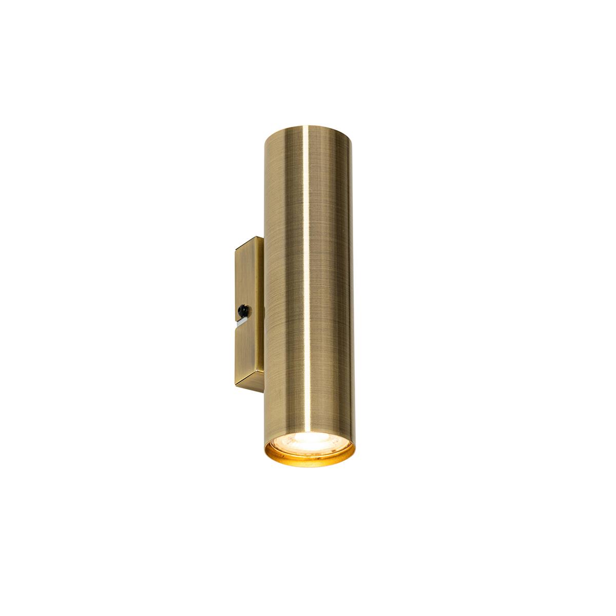 QAZQA Moderne wandlamp brons 2-lichts - Jeana