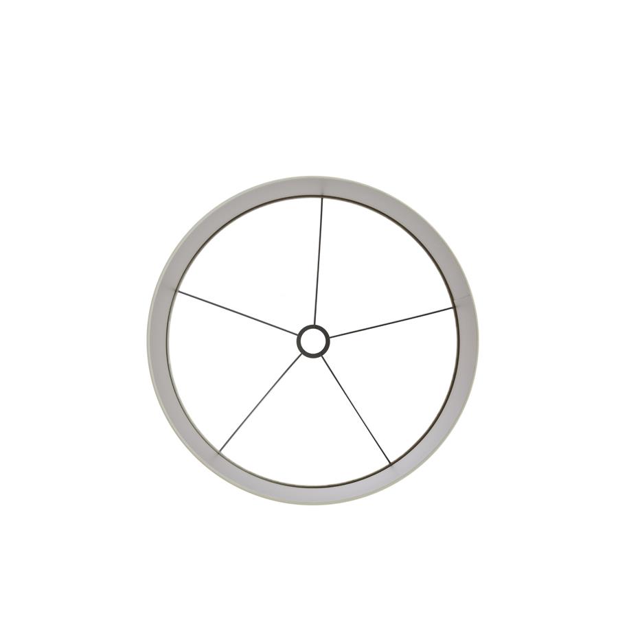 Light & Living Light&living Kap cilinder 50-50-49 cm VELOURS off white