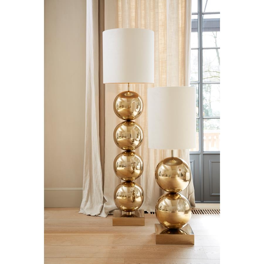 Light & Living Light&living Kap cilinder 50-50-49 cm VELOURS off white