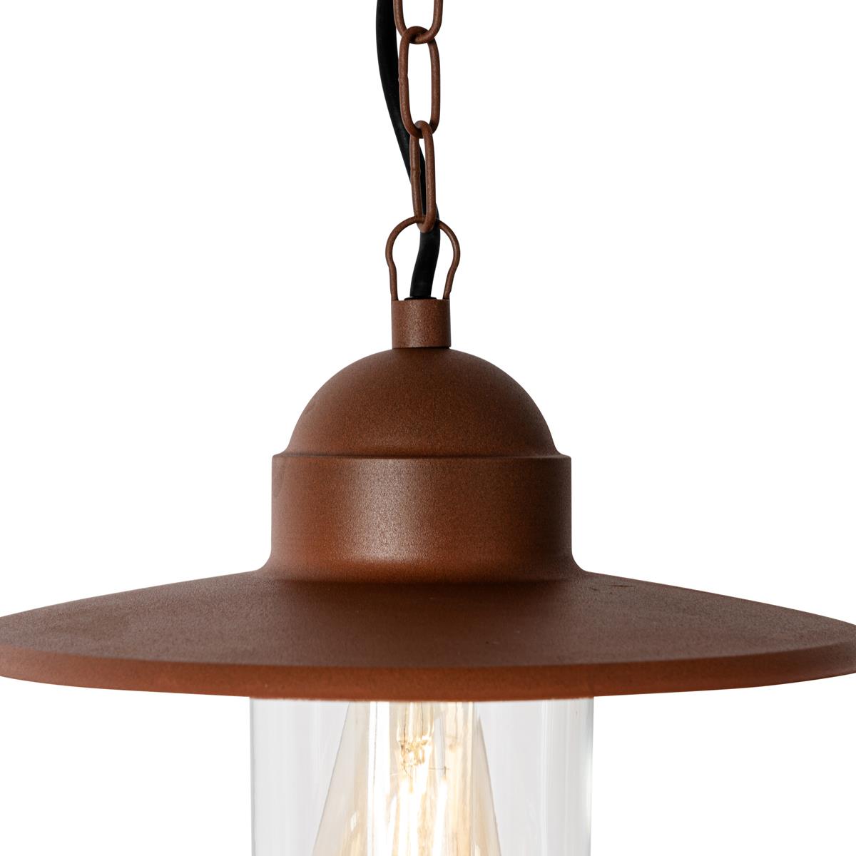 QAZQA Moderne buiten hanglamp roestbruin IP44 - Kansas