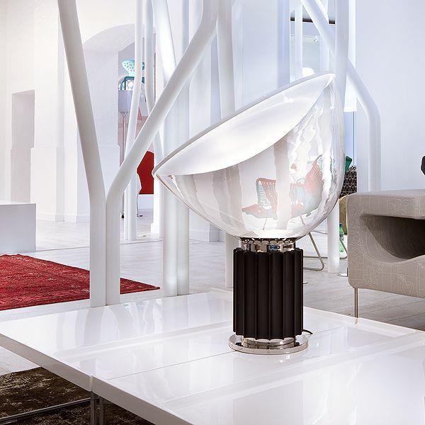 Flos Taccia tafellamp LED glas wit