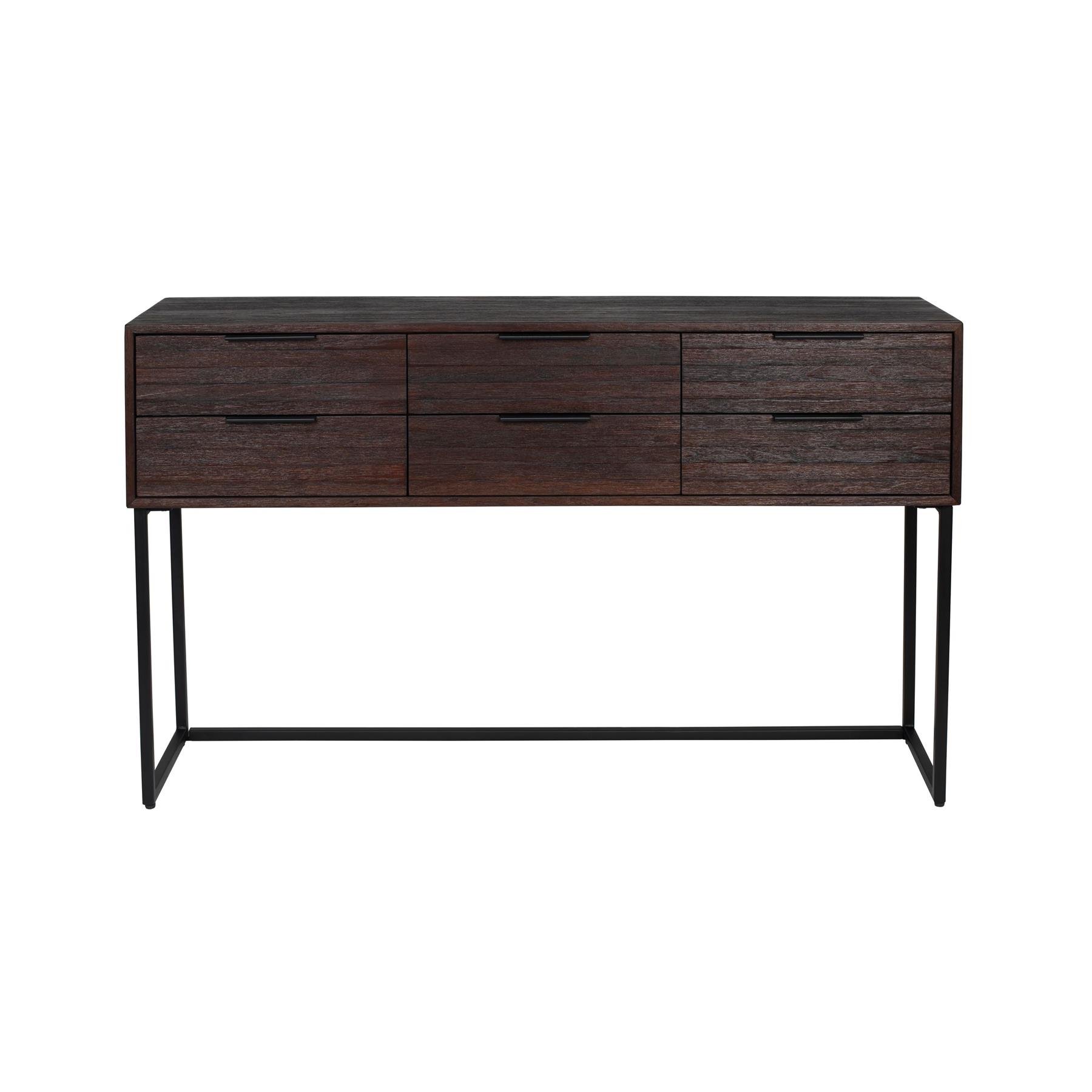Housecraft Living Webster Ladekast| Kast Groot 6 lades Teakhout Bruin