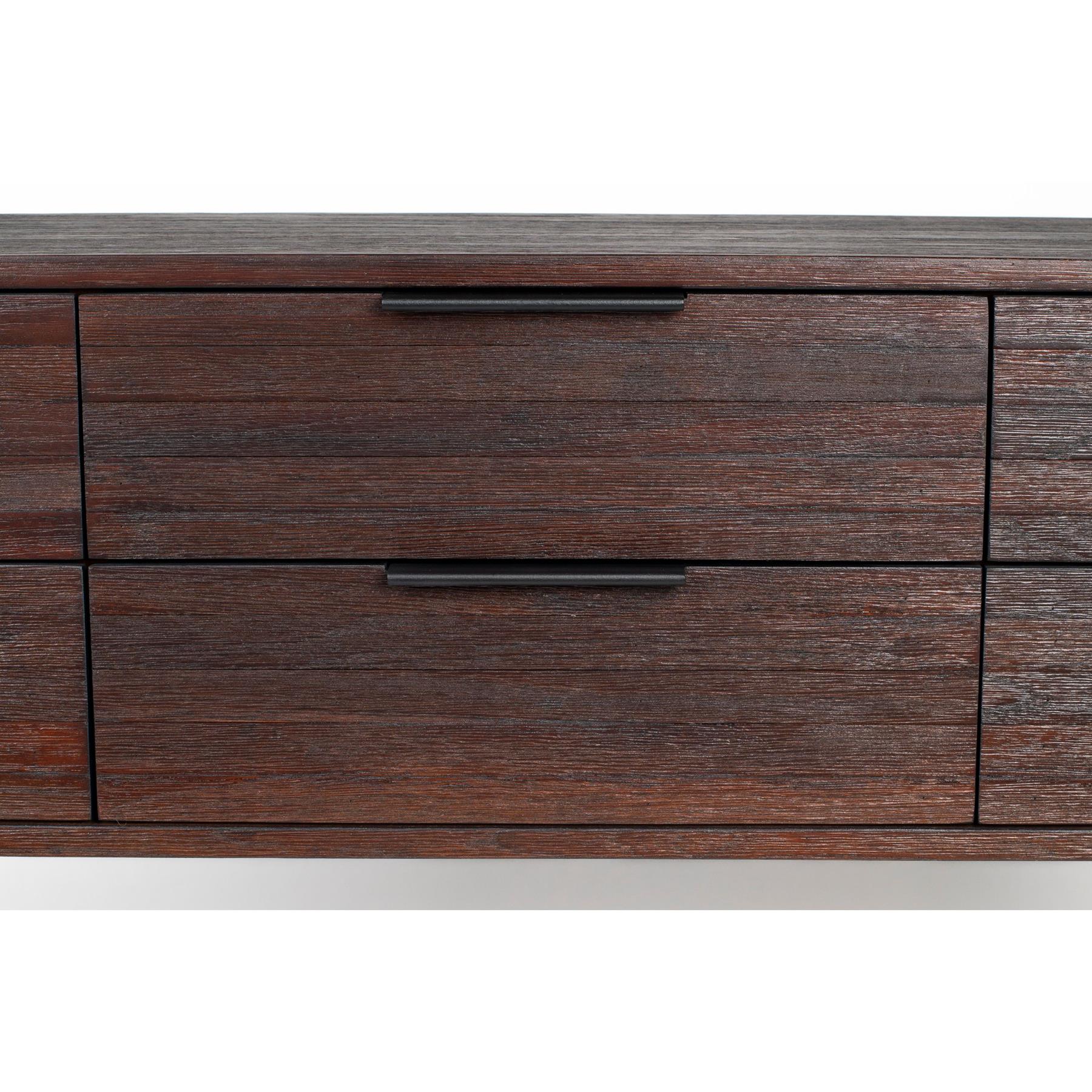 Housecraft Living Webster Ladekast| Kast Groot 6 lades Teakhout Bruin