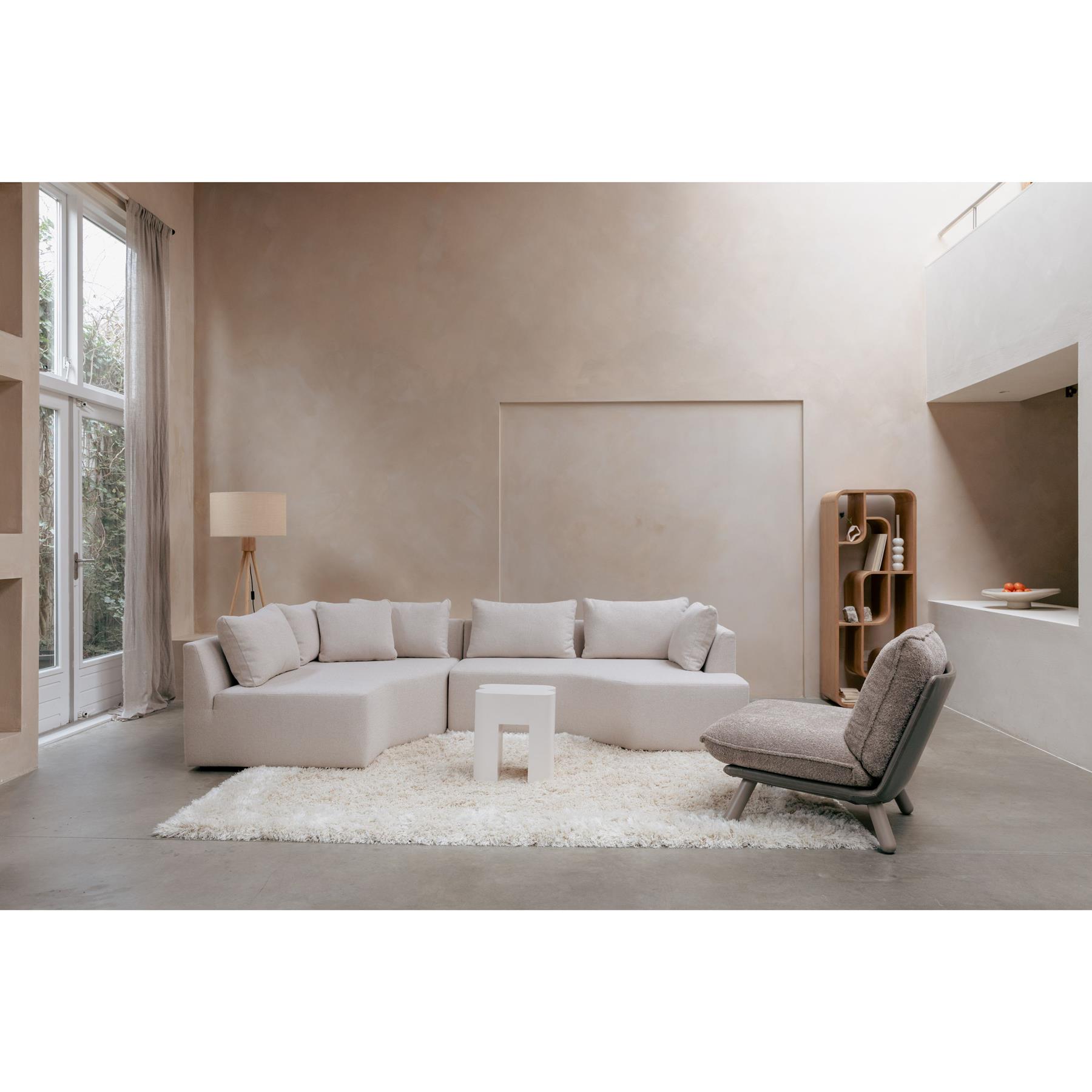Zuiver Prosper Hoekbank Links Sand| Off-white - Beige