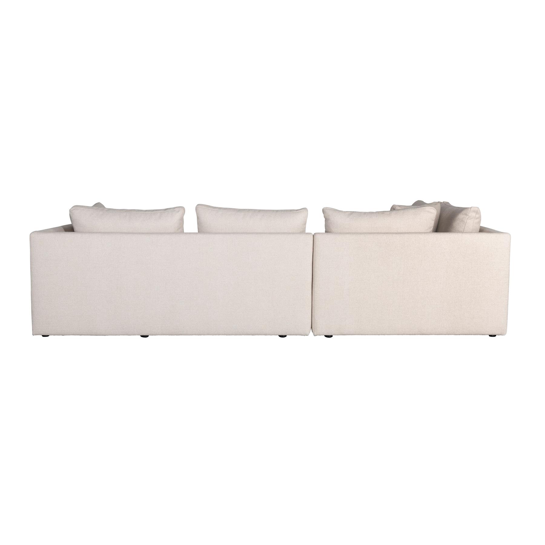 Zuiver Prosper Hoekbank Links Sand| Off-white - Beige