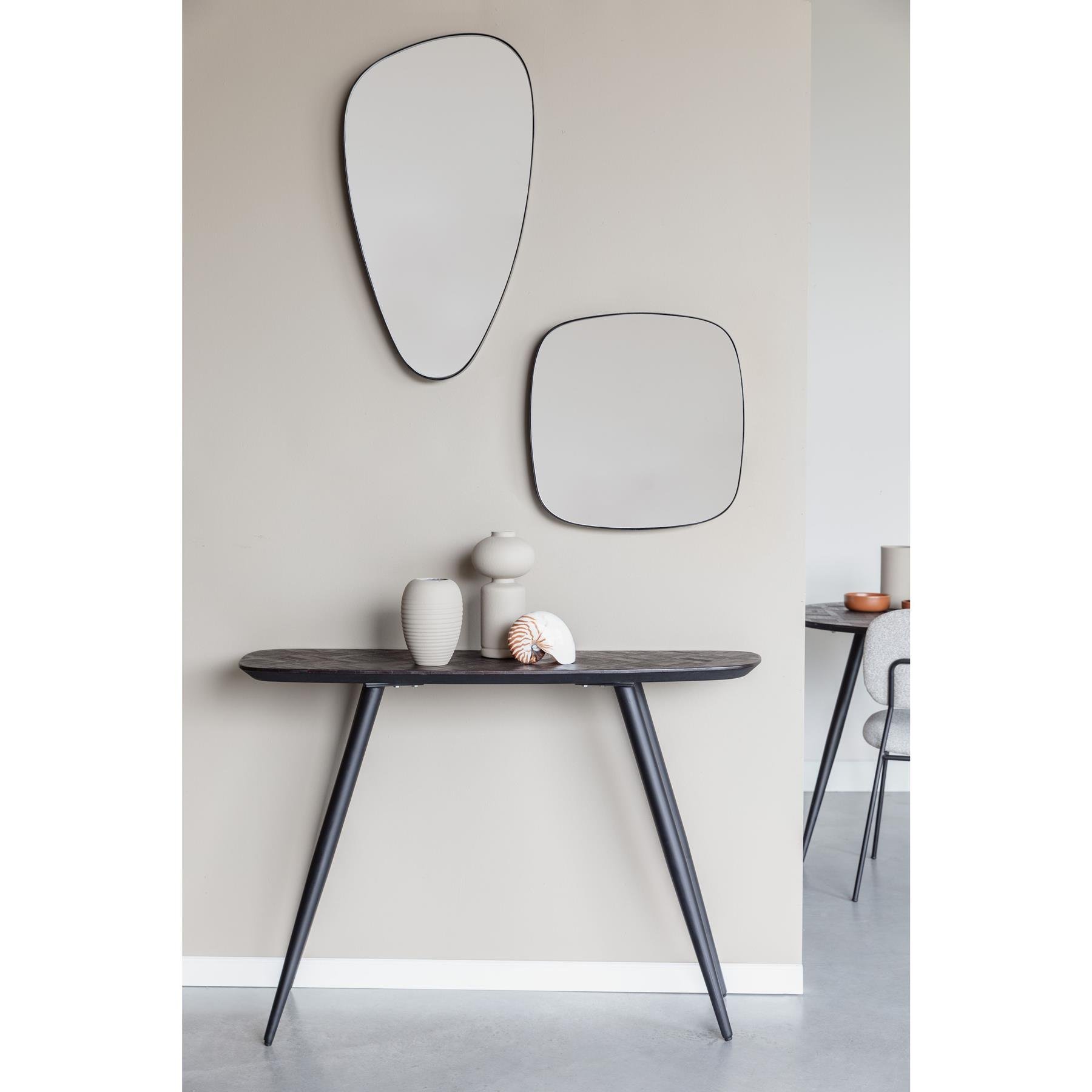 Housecraft Living Webster Consoletafel| Wandtafel Teak Hout 118x37 cm Bruin