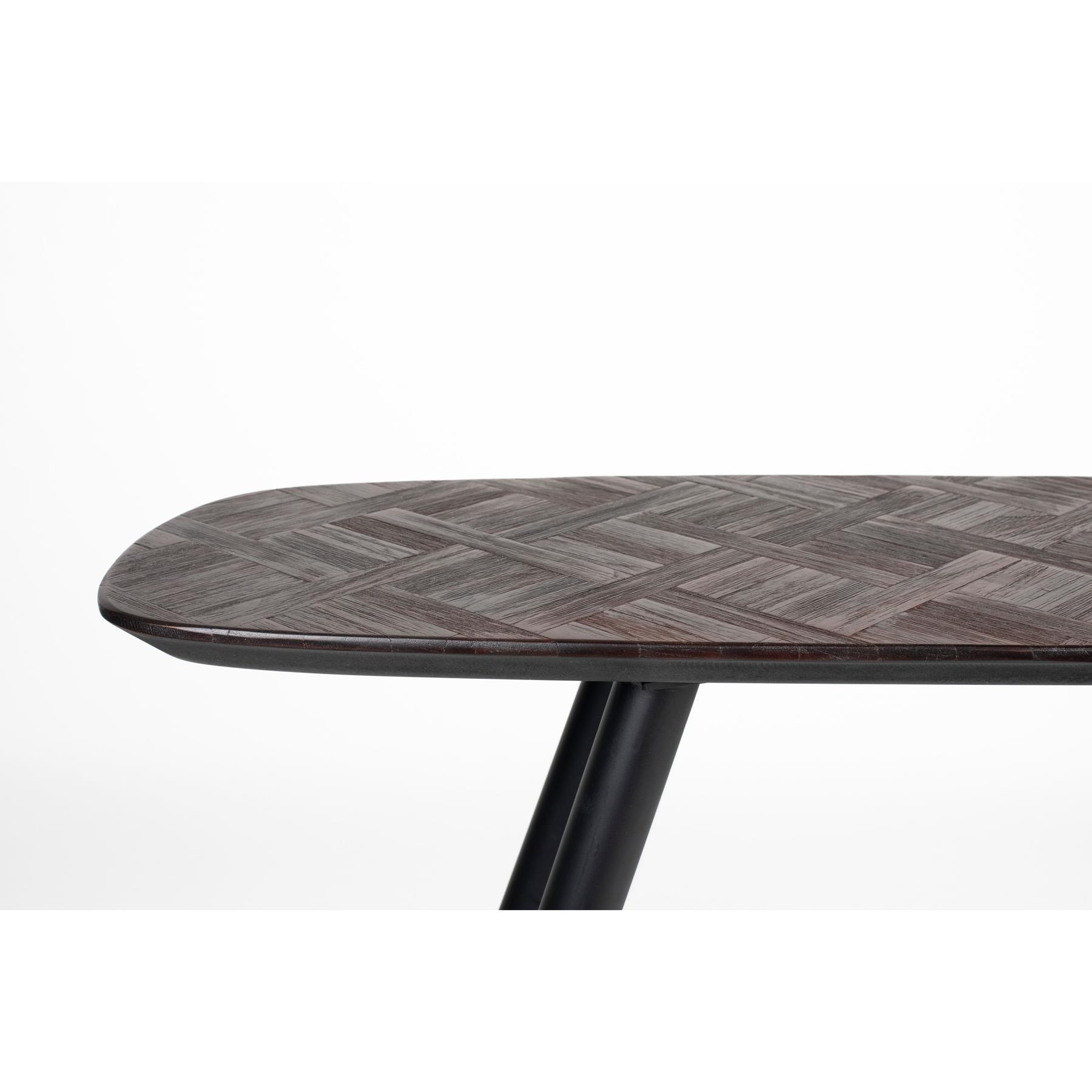 Housecraft Living Webster Consoletafel| Wandtafel Teak Hout 118x37 cm Bruin