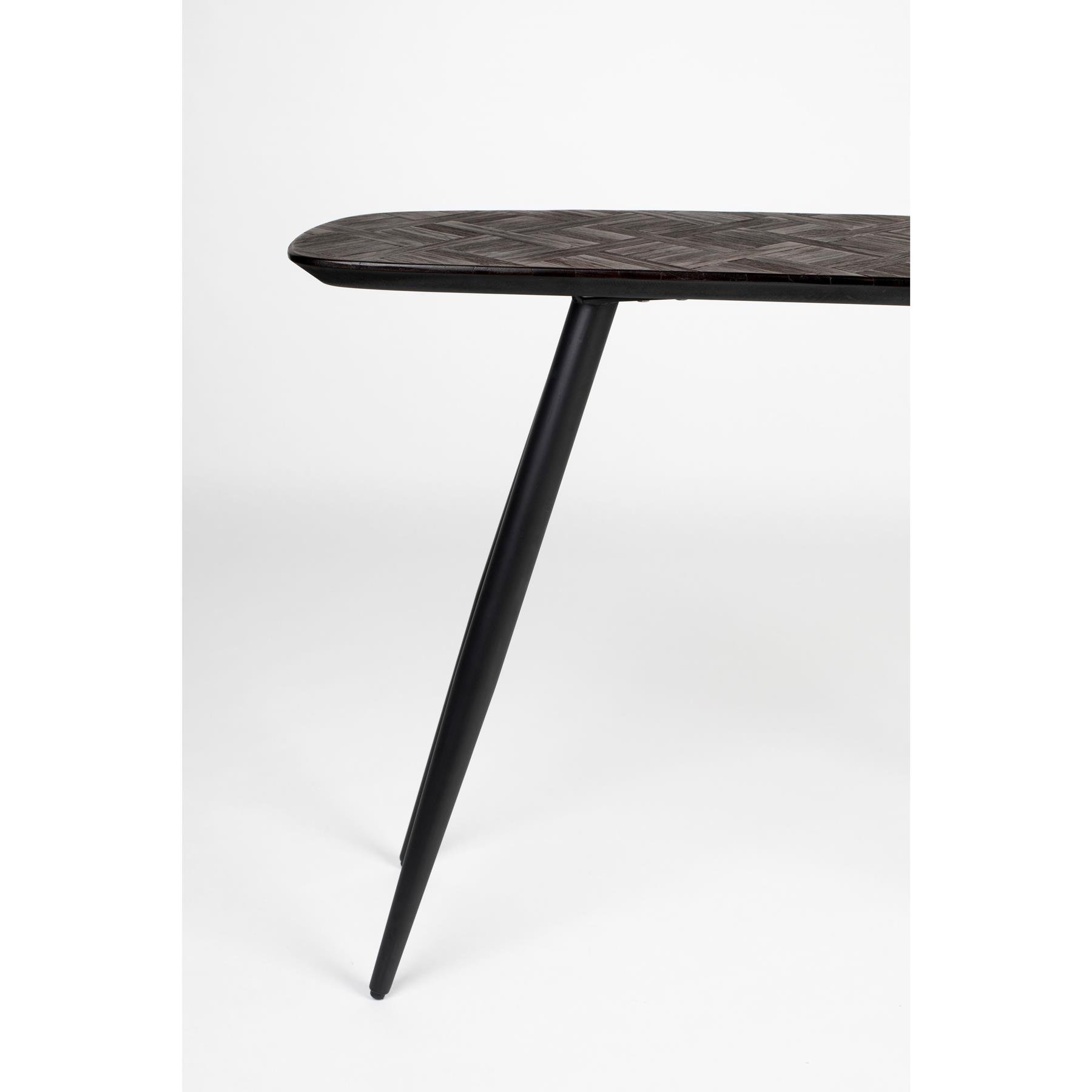 Housecraft Living Webster Consoletafel| Wandtafel Teak Hout 118x37 cm Bruin