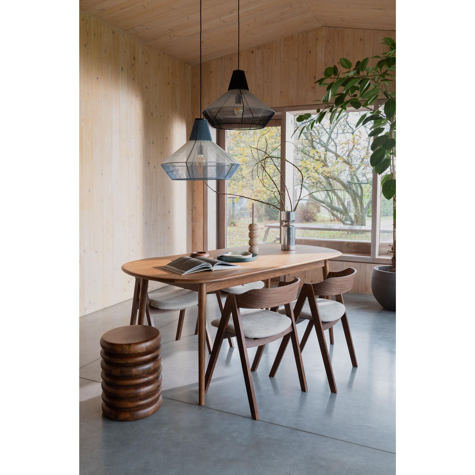 Zuiver Twist Uitschuifbare Eettafel 180|240x90 cm Walnoot - Bruin