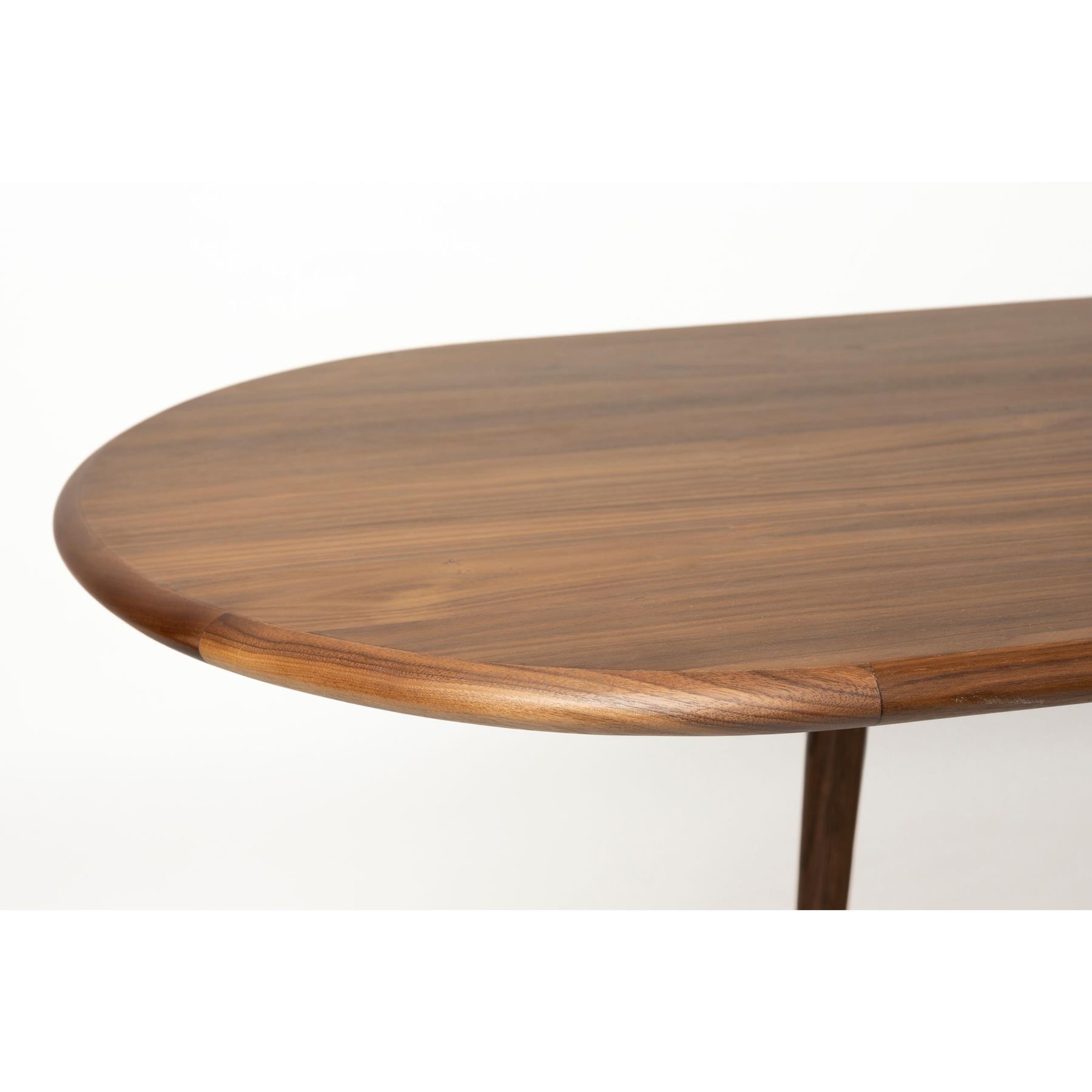 Zuiver Twist Uitschuifbare Eettafel 180|240x90 cm Walnoot - Bruin