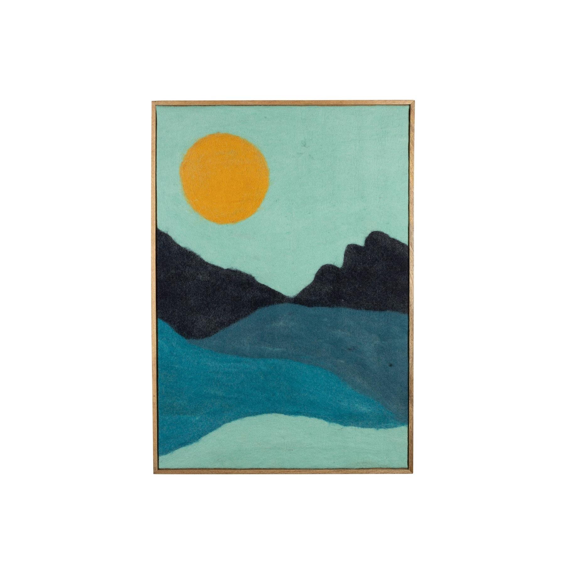 Dutchbone Gandhi Wanddecoratie - Blauw