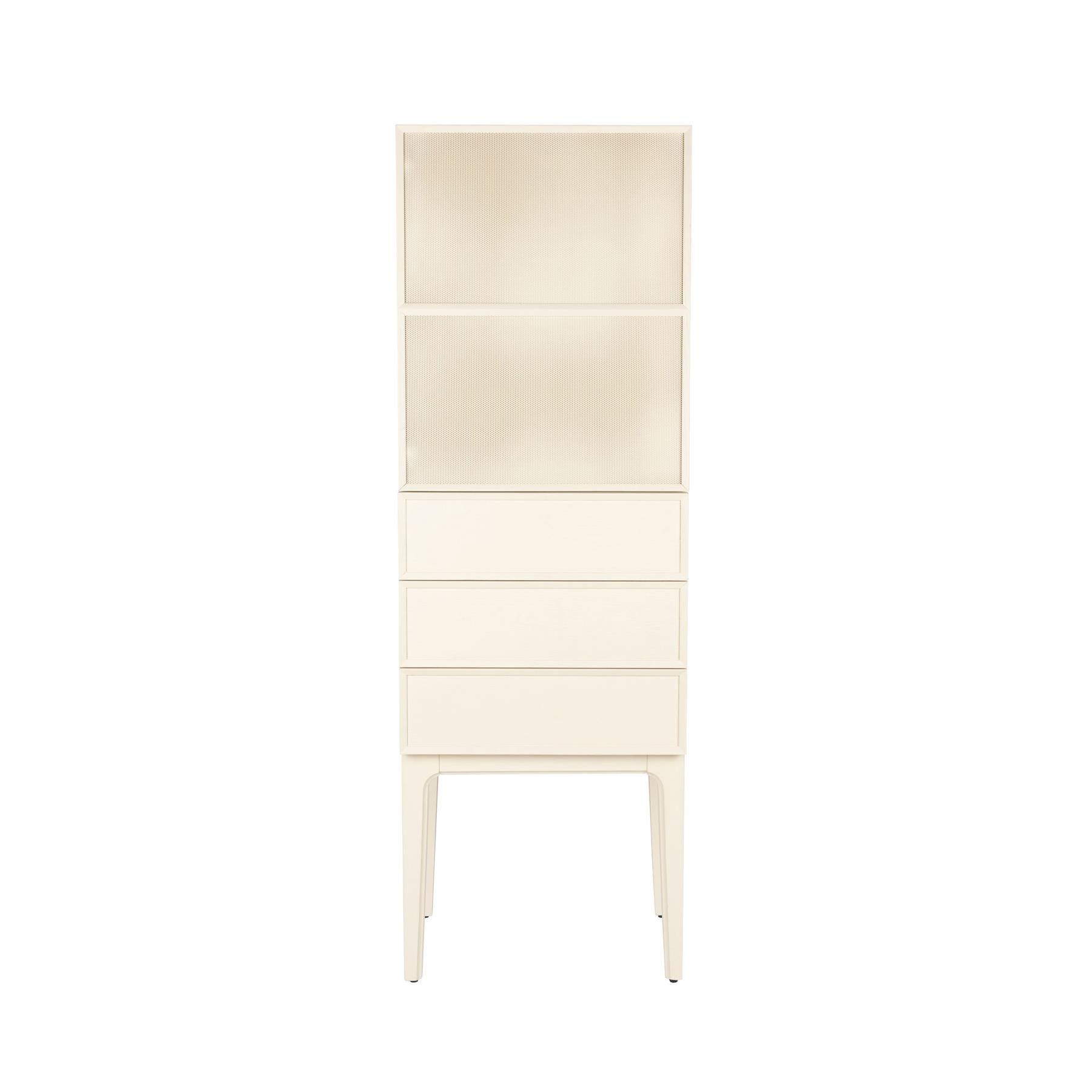 Zuiver June Opbergkast - 3 Lades - Beige 