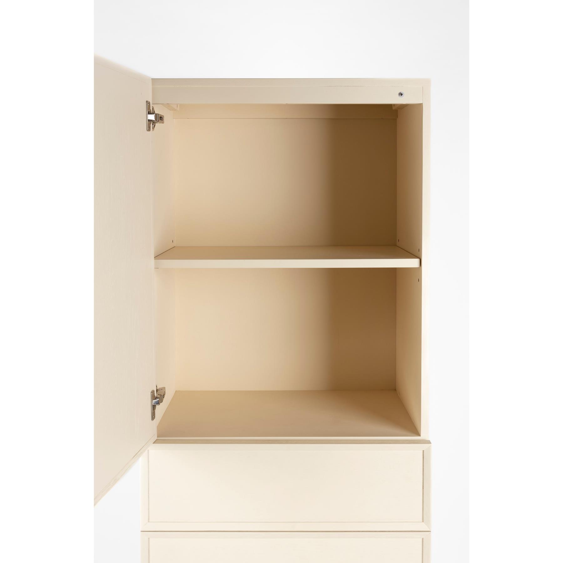 Zuiver June Opbergkast - 3 Lades - Beige 