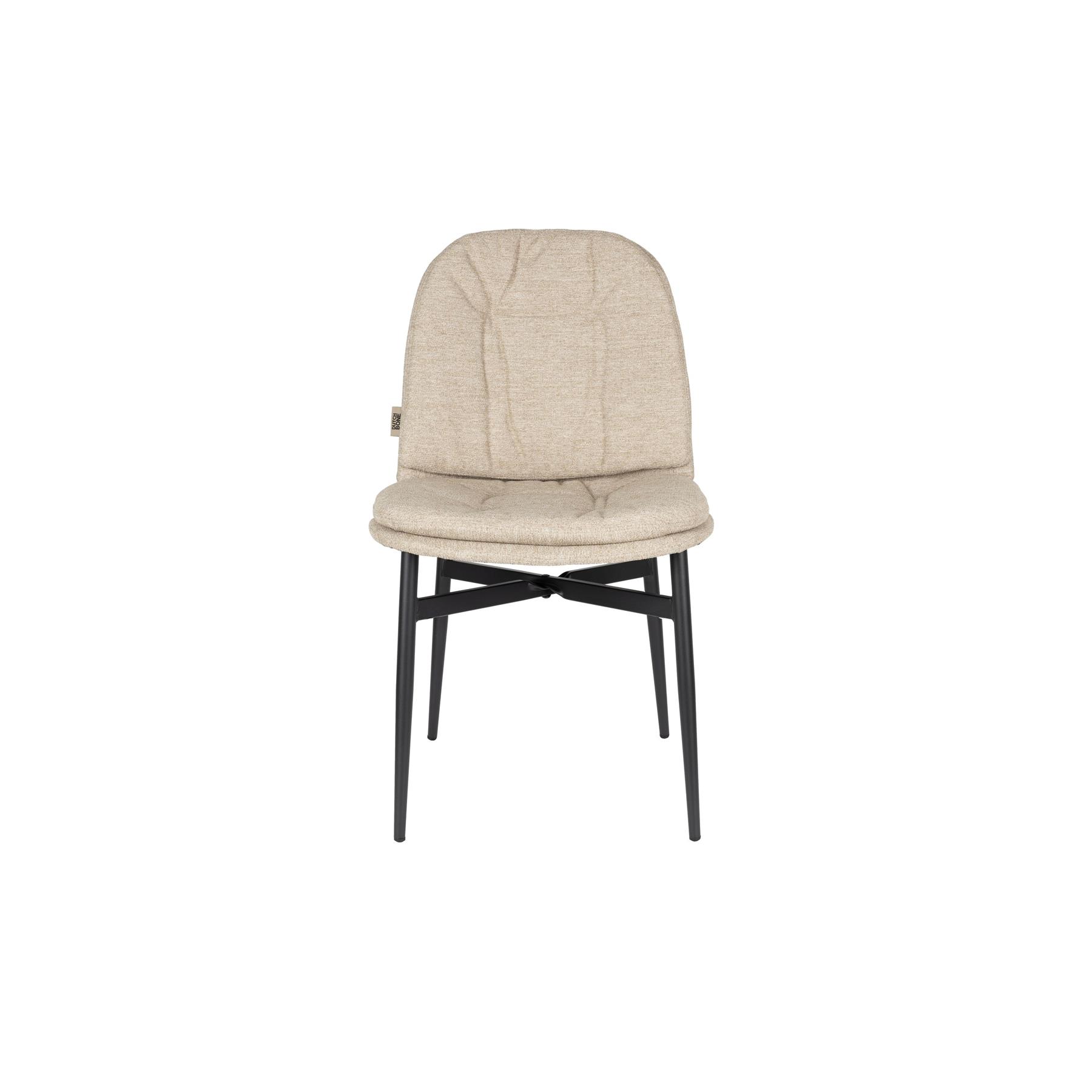Dutchbone Jade Eetkamerstoelen Beige - Set van 2