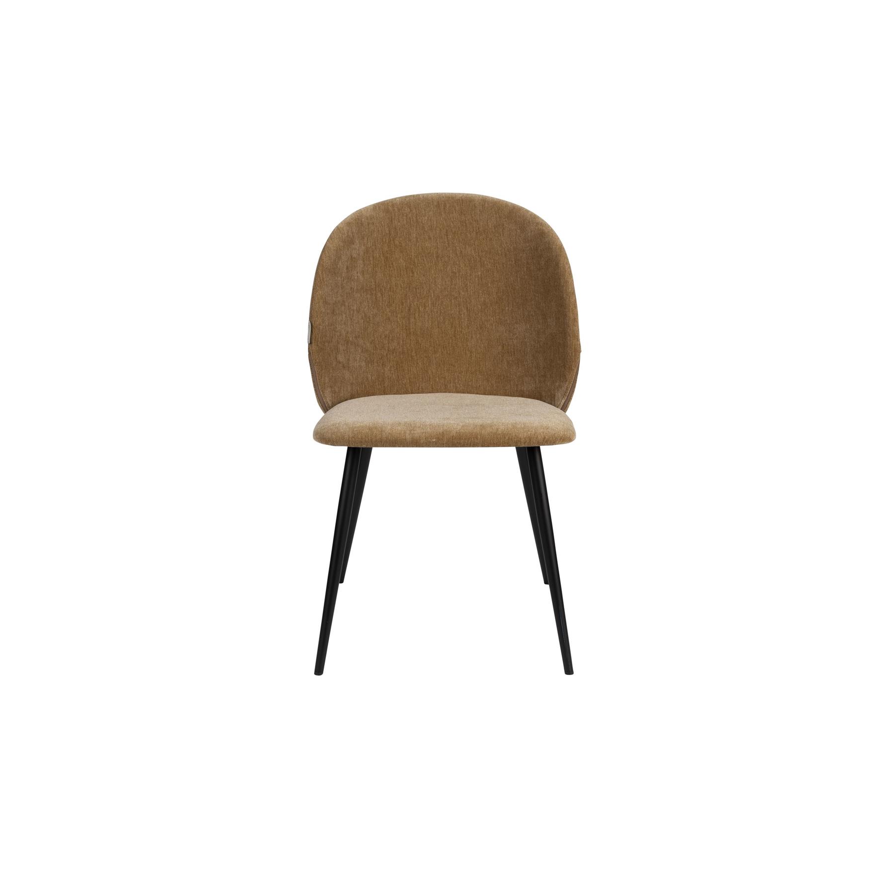 Zuiver Cozy Eetkamerstoelen Mosterd| Bruin - Set van 2