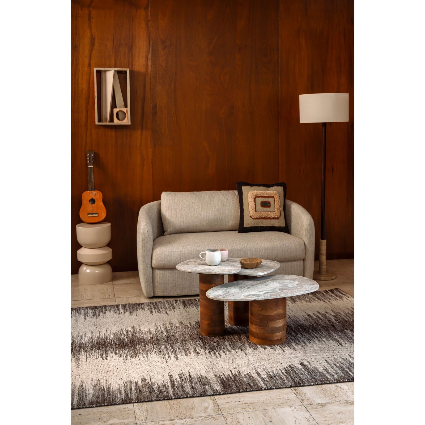 Dutchbone Suki Bijzettafel Set van 3 - Bruin