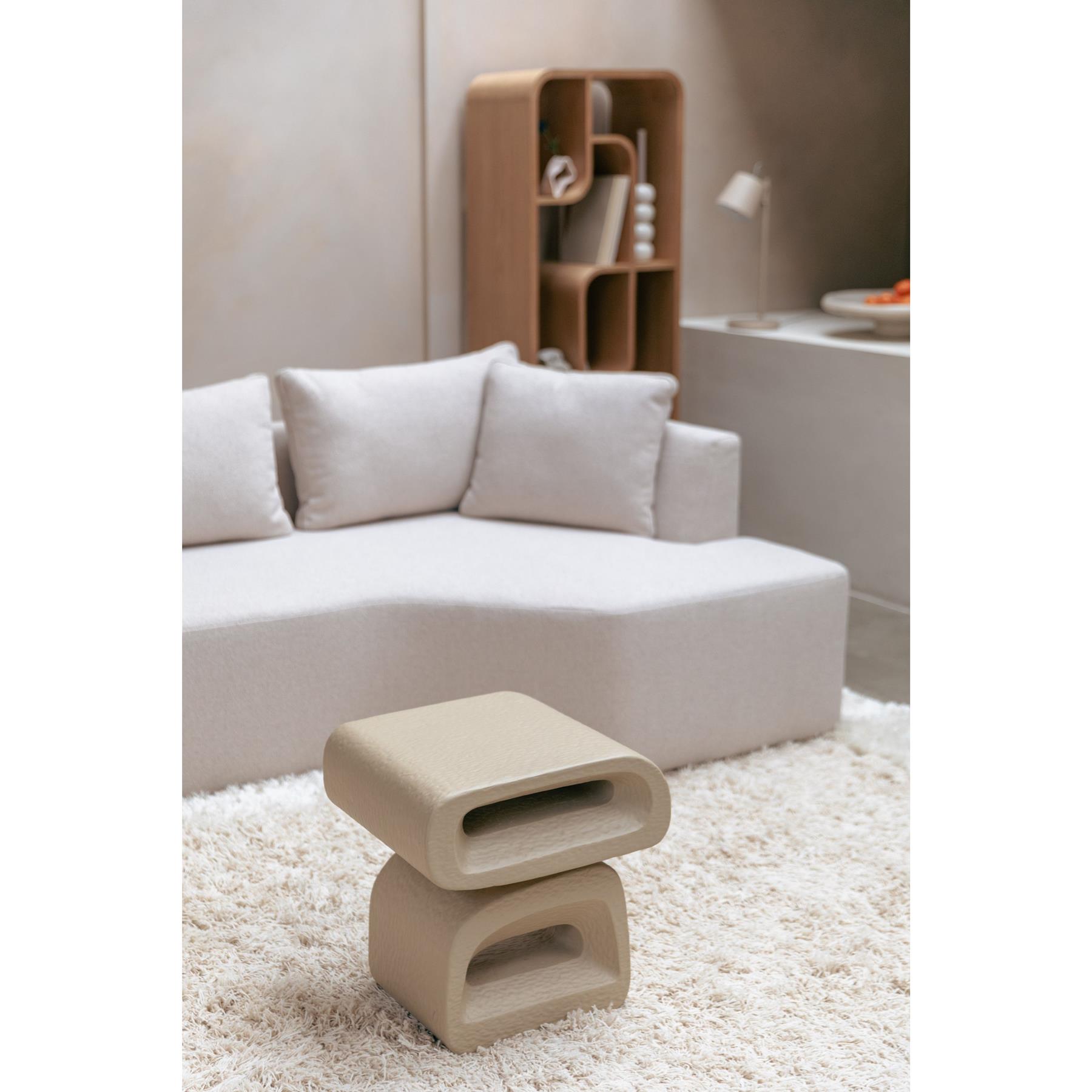 Zuiver Eddy Bijzettafel - Beige
