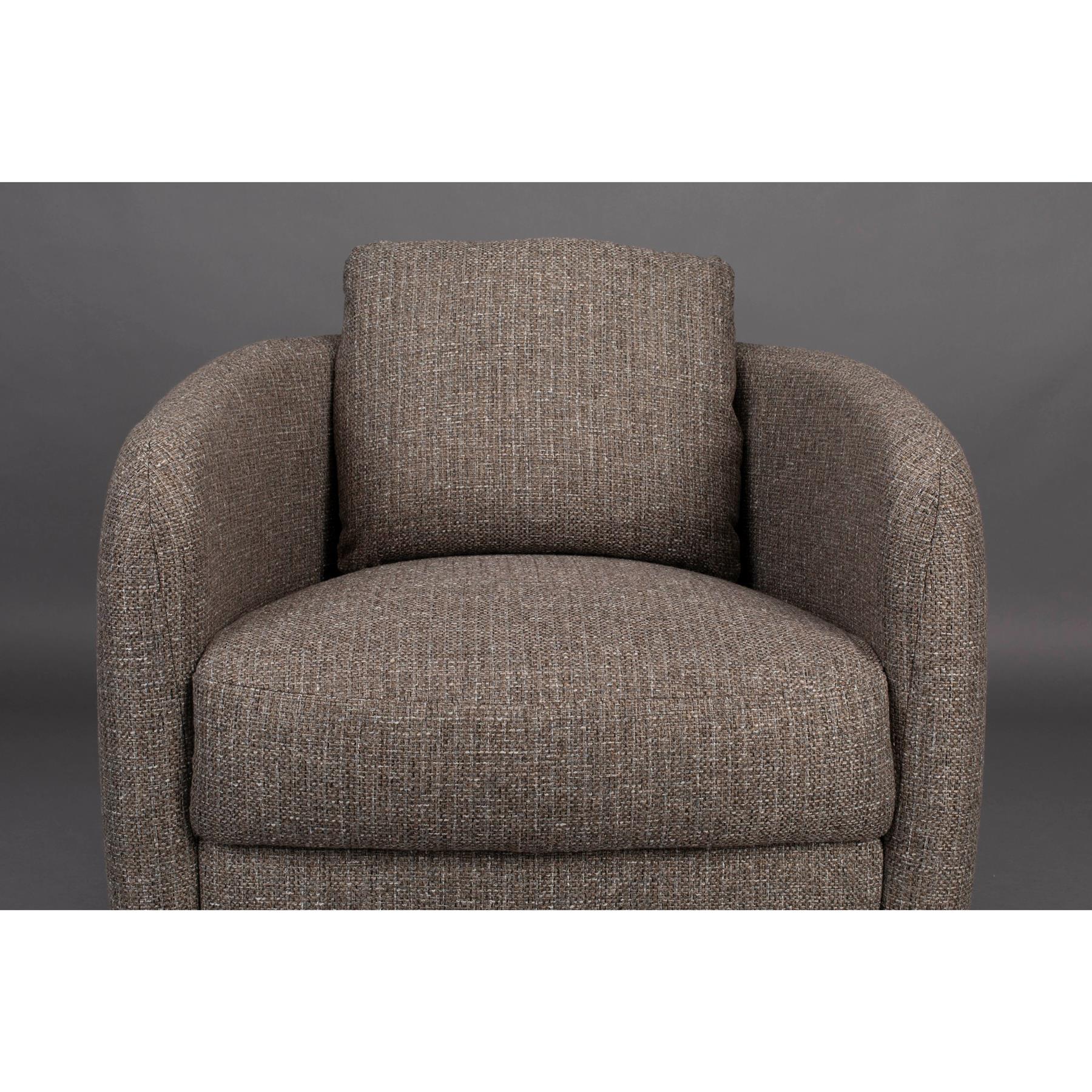 Dutchbone Boho Fauteuil Stone - Grijs