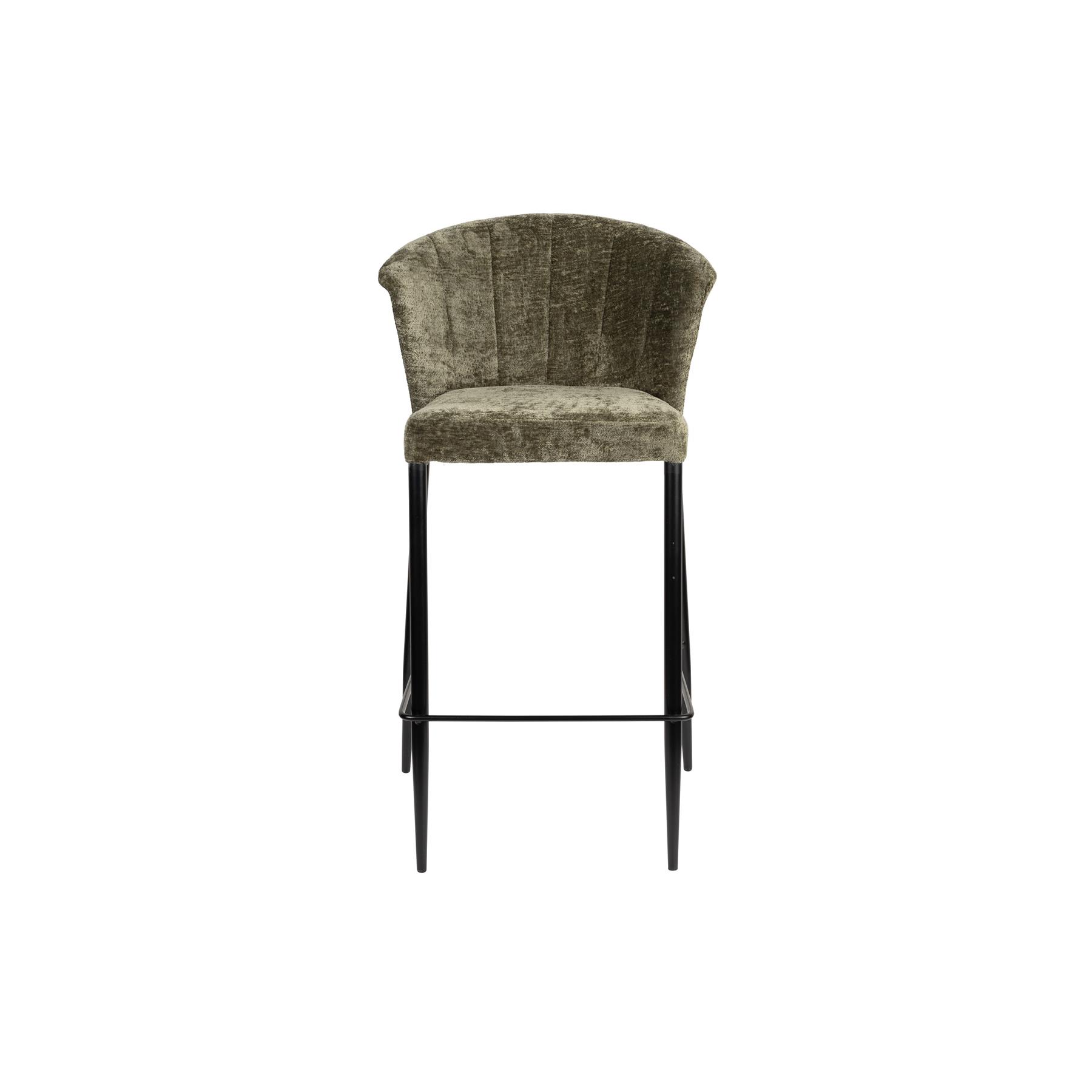 Dutchbone Georgia Kruk Counter| Barkruk Green - Set van 2 - Groen