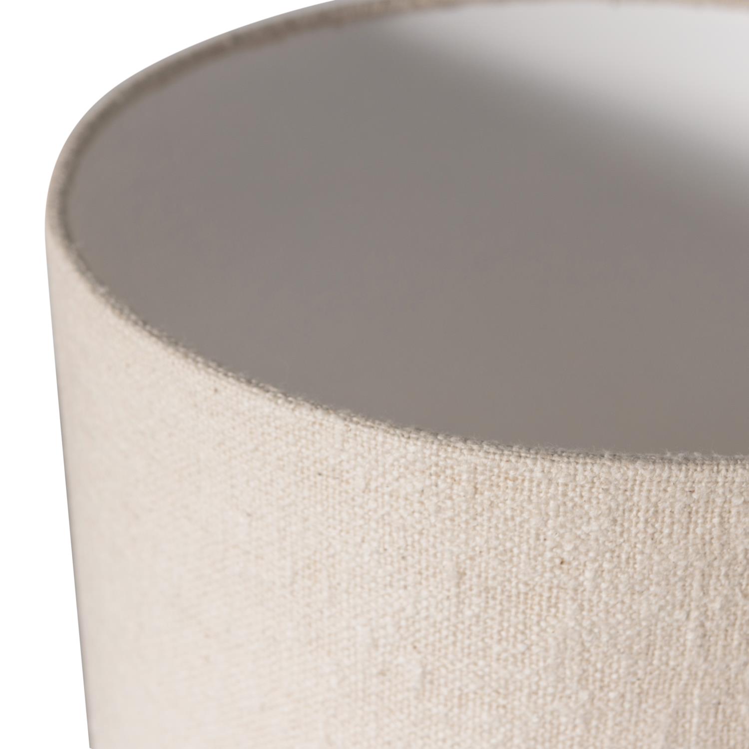 BePureHome Loft Tafellamp - Metaal|Bouclé - Naturel - 90x22x22
