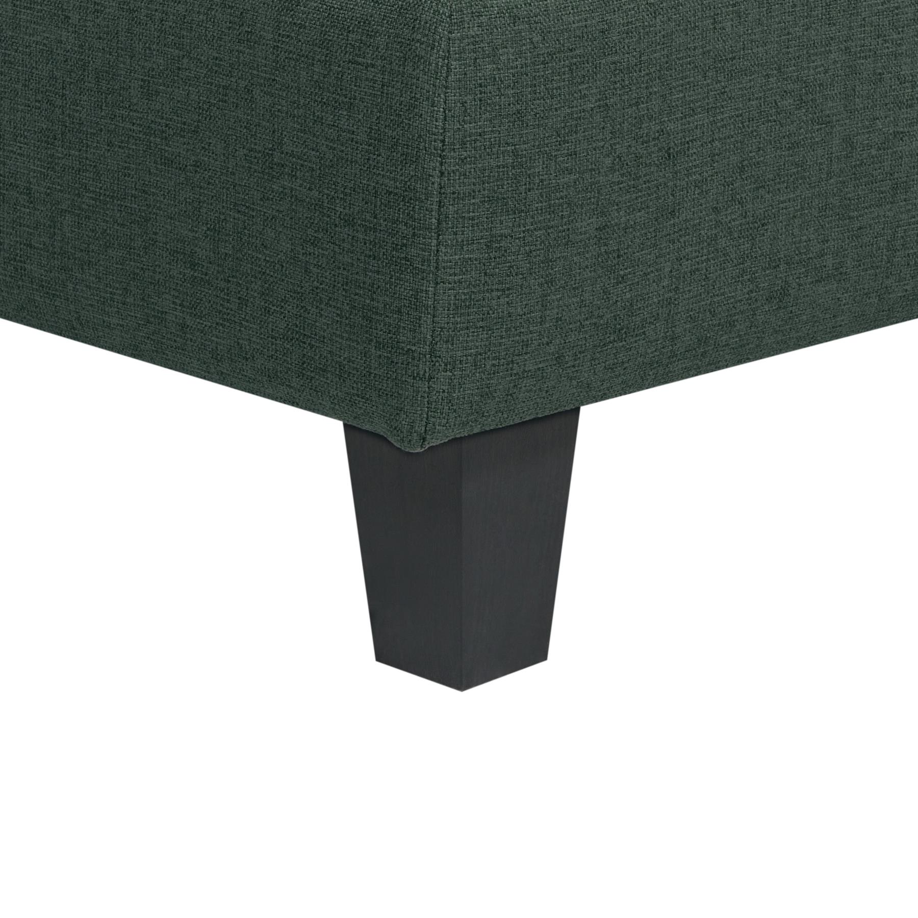 Beliani - UNSTAD - Hocker - Donkergroen - Polyester