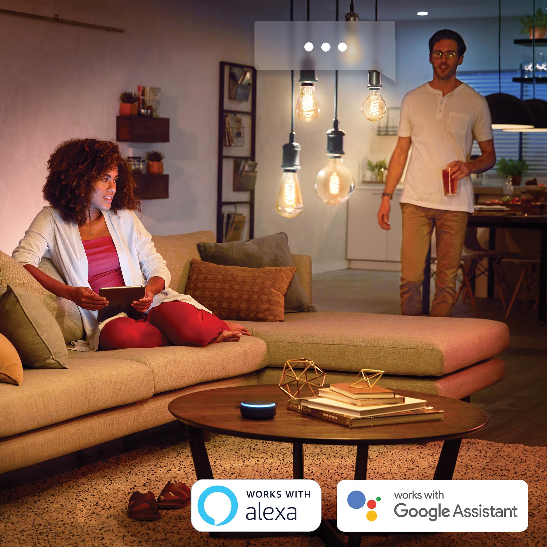 Philips Hue filament globelamp G125 - warmwit licht - 1-pack - E27