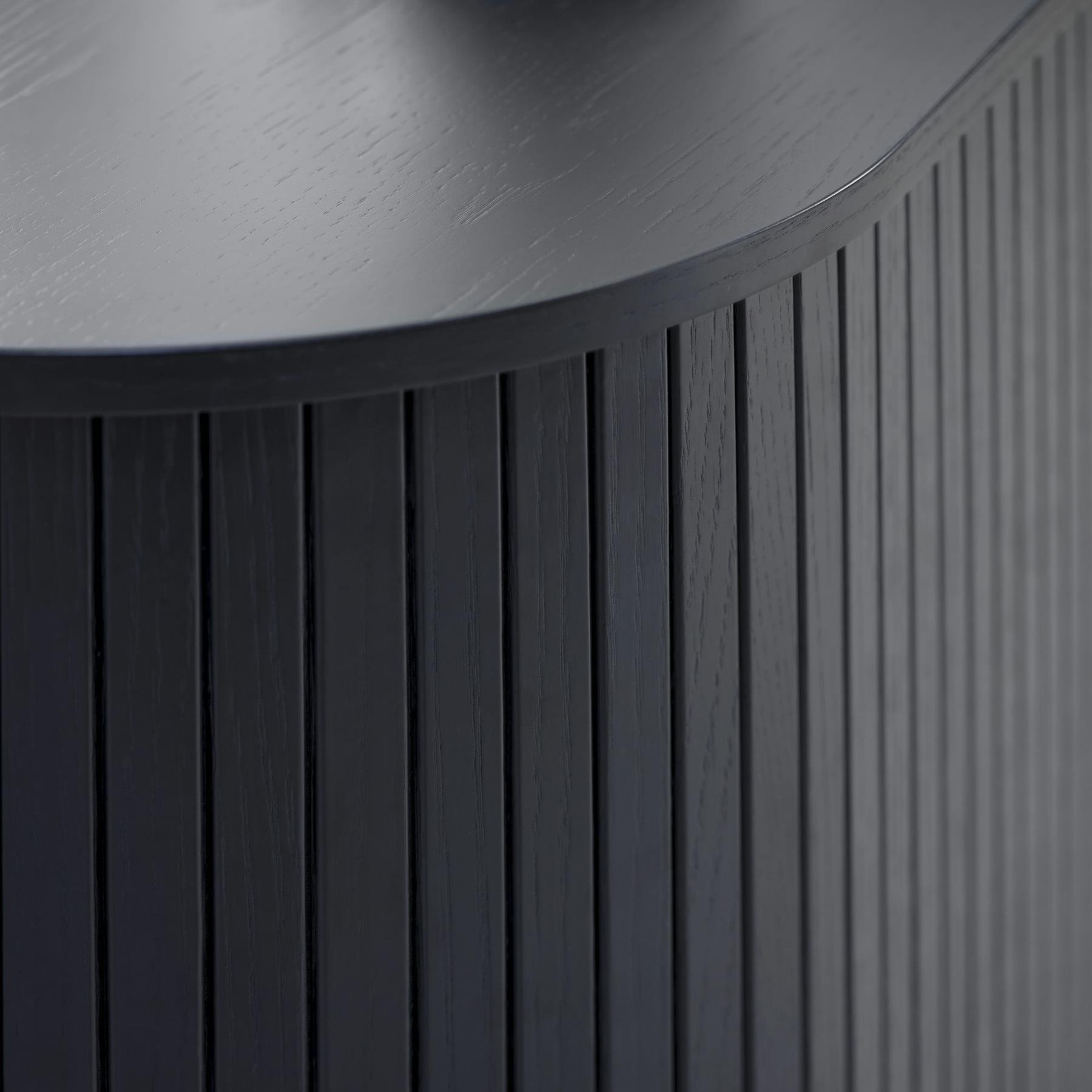 by fonQ Alon Tv-meubel - B 180 cm - Zwart Eiken