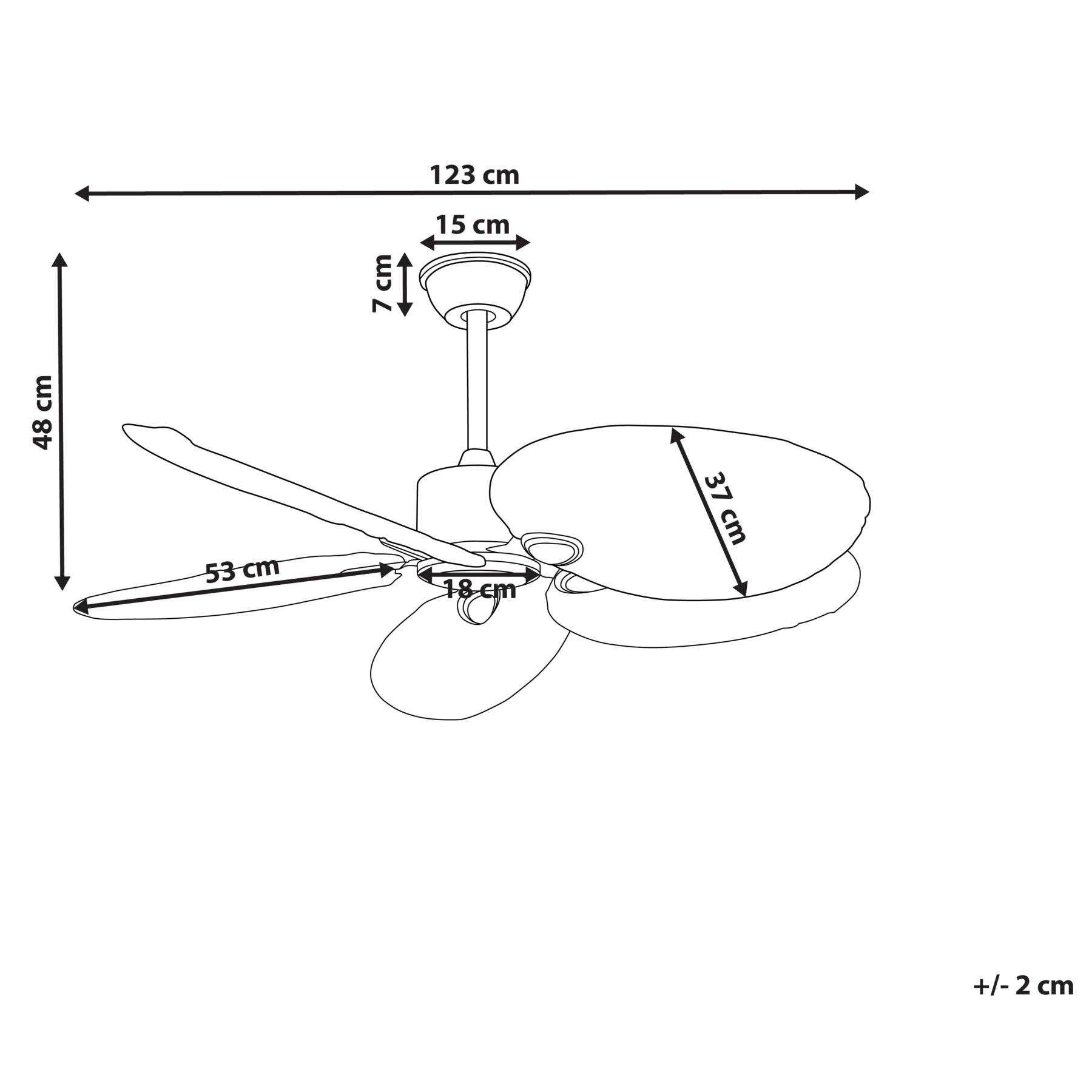 Beliani - MAMMOTH - Ventilator - Naturel - IJzer